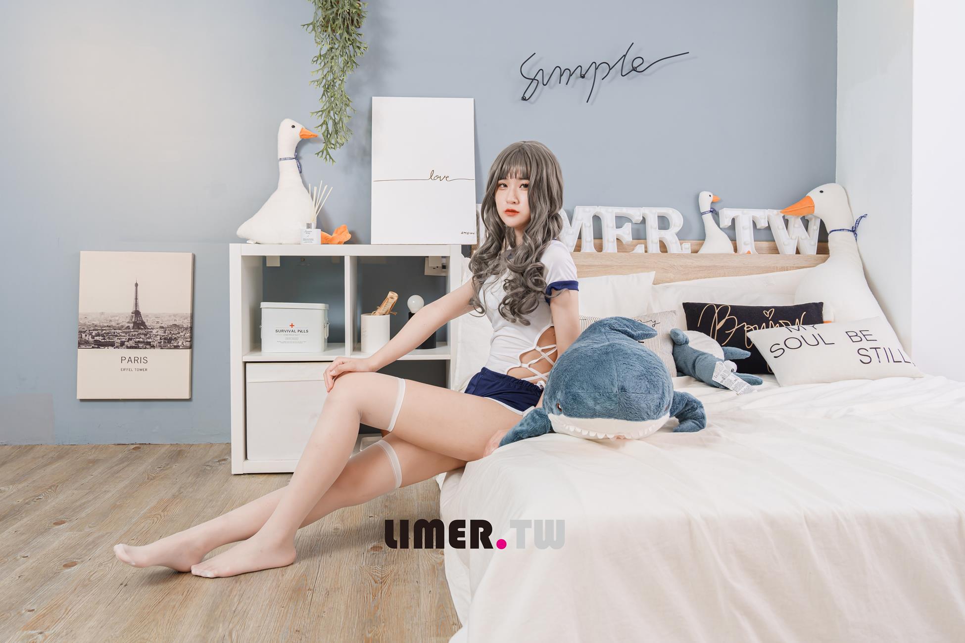 图片[71]-Limerence原创 NO.090 7bao 体育服下 裸足＆白丝[86P] – 速更版-美库