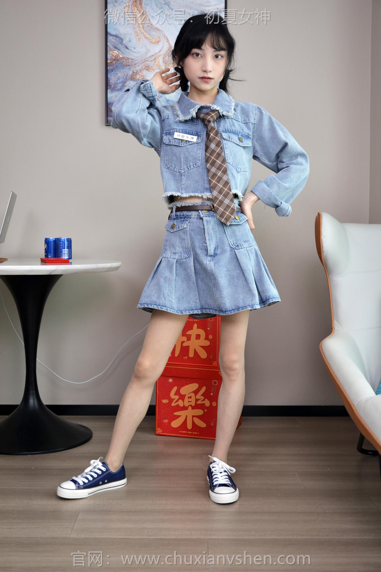 图片[83]-初夏女神 NO.247 柒柒 浪漫牛仔[116P] – 速更版-美库