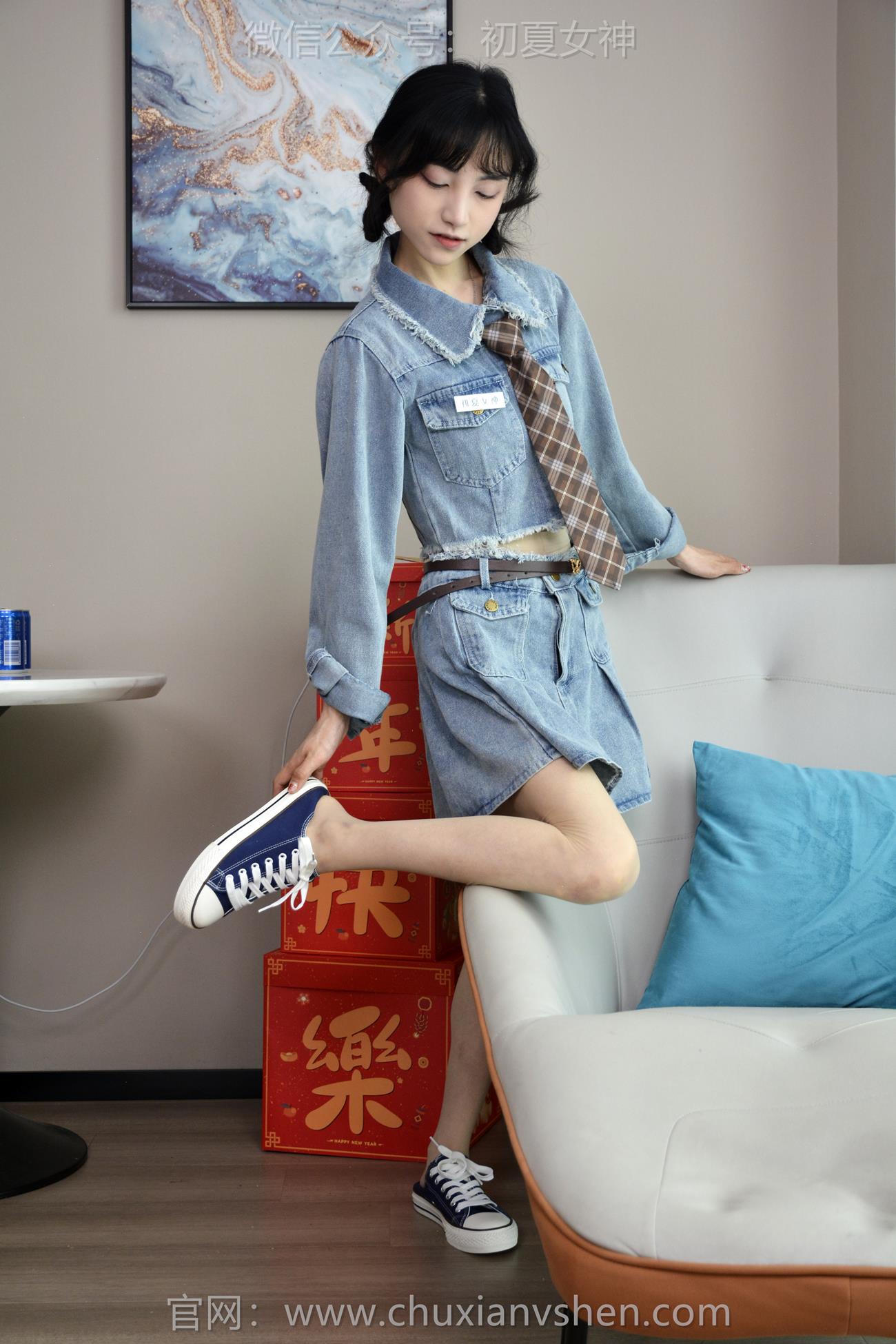 图片[114]-初夏女神 NO.247 柒柒 浪漫牛仔[116P] – 速更版-美库