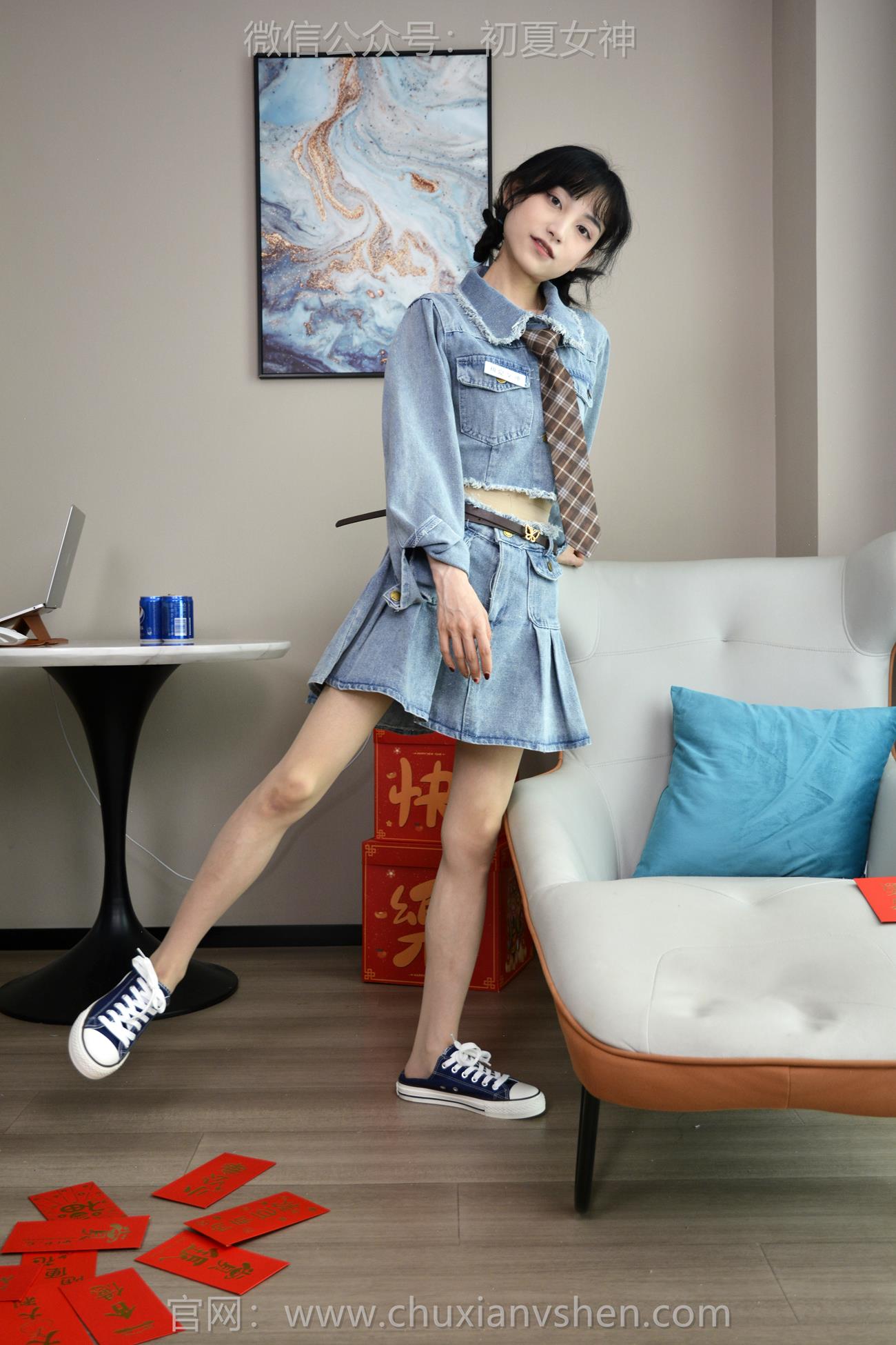 图片[115]-初夏女神 NO.247 柒柒 浪漫牛仔[116P] – 速更版-美库