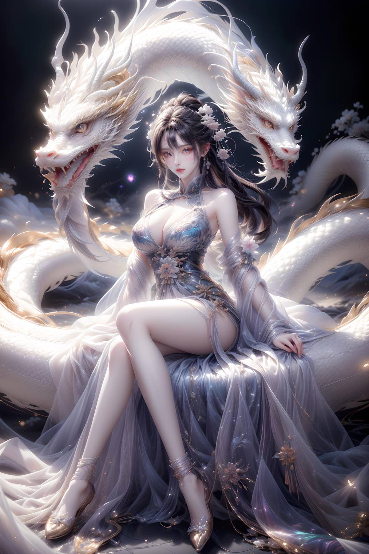 图片[18]-AI绘画 428 白龙和少女[70P] – 速更版-美库