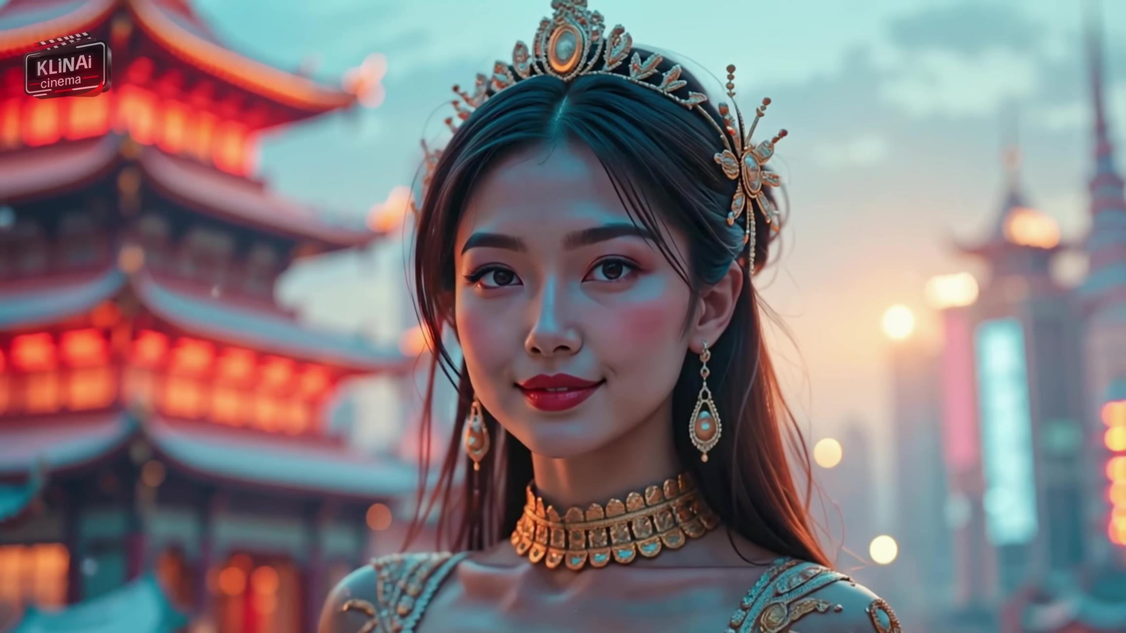 图片[16]-AI绘画 429 Retro Futurist New Year Glamour_ Chinese Women Celebrate New Year 2025 _ 4K AI Music Video[20P] – 速更版-美库