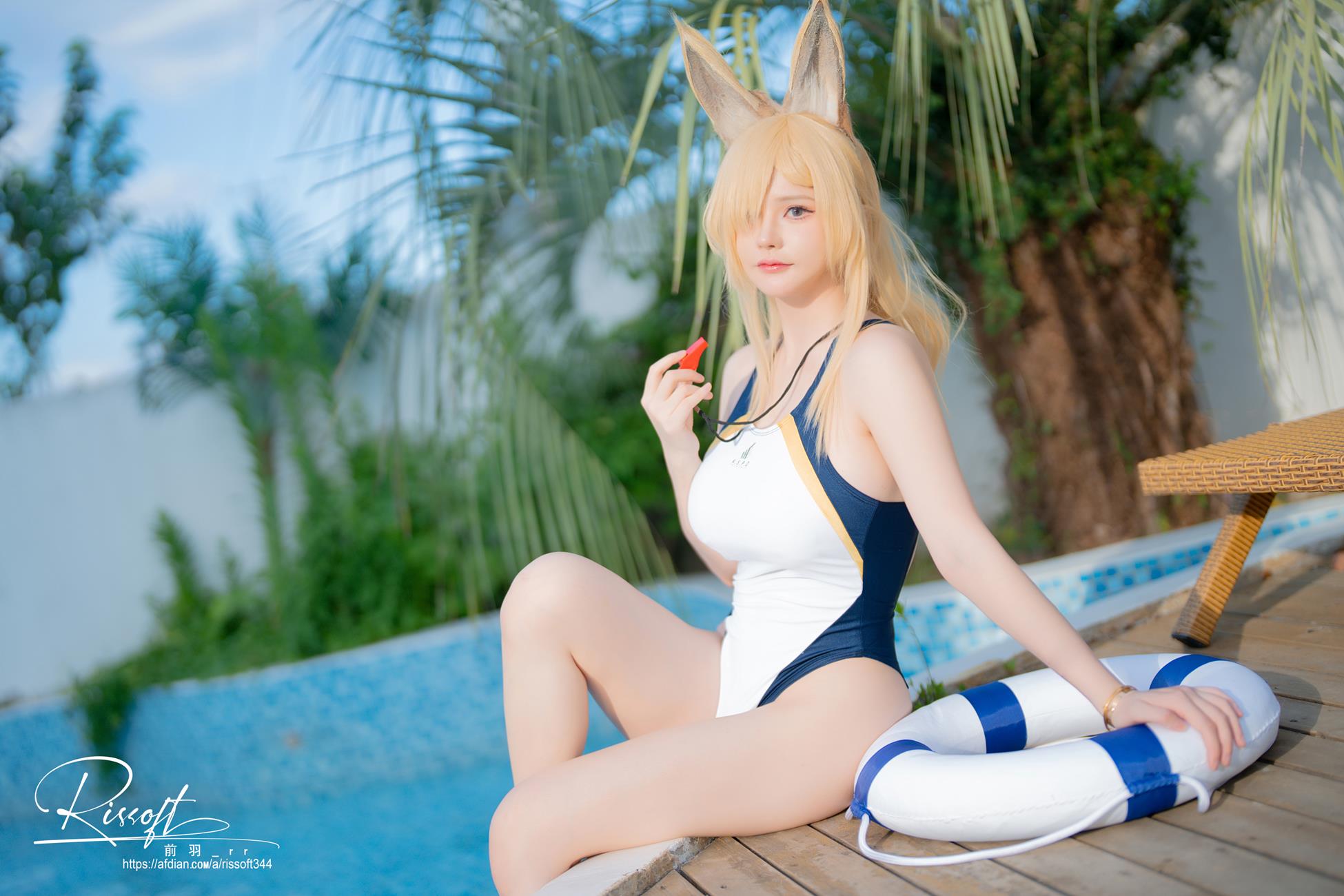 图片[11]-前羽_rr – 碧蓝档案 尾形康娜竞泳[42P] – 速更版-美库