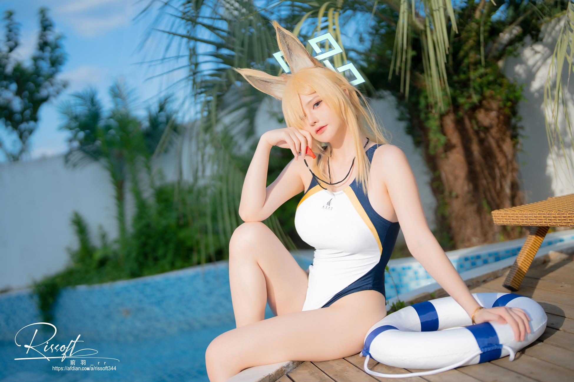 图片[12]-前羽_rr – 碧蓝档案 尾形康娜竞泳[42P] – 速更版-美库