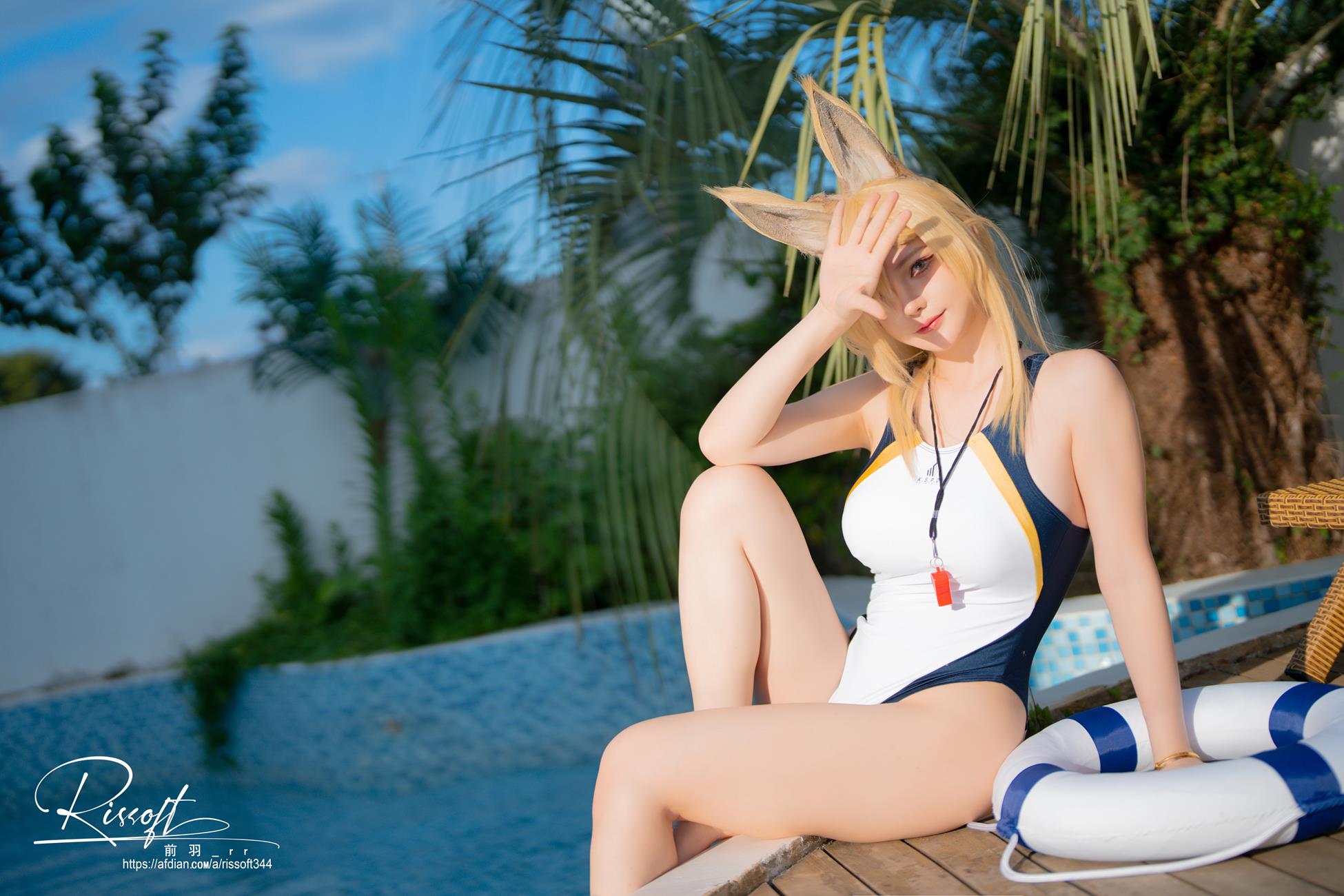 图片[13]-前羽_rr – 碧蓝档案 尾形康娜竞泳[42P] – 速更版-美库