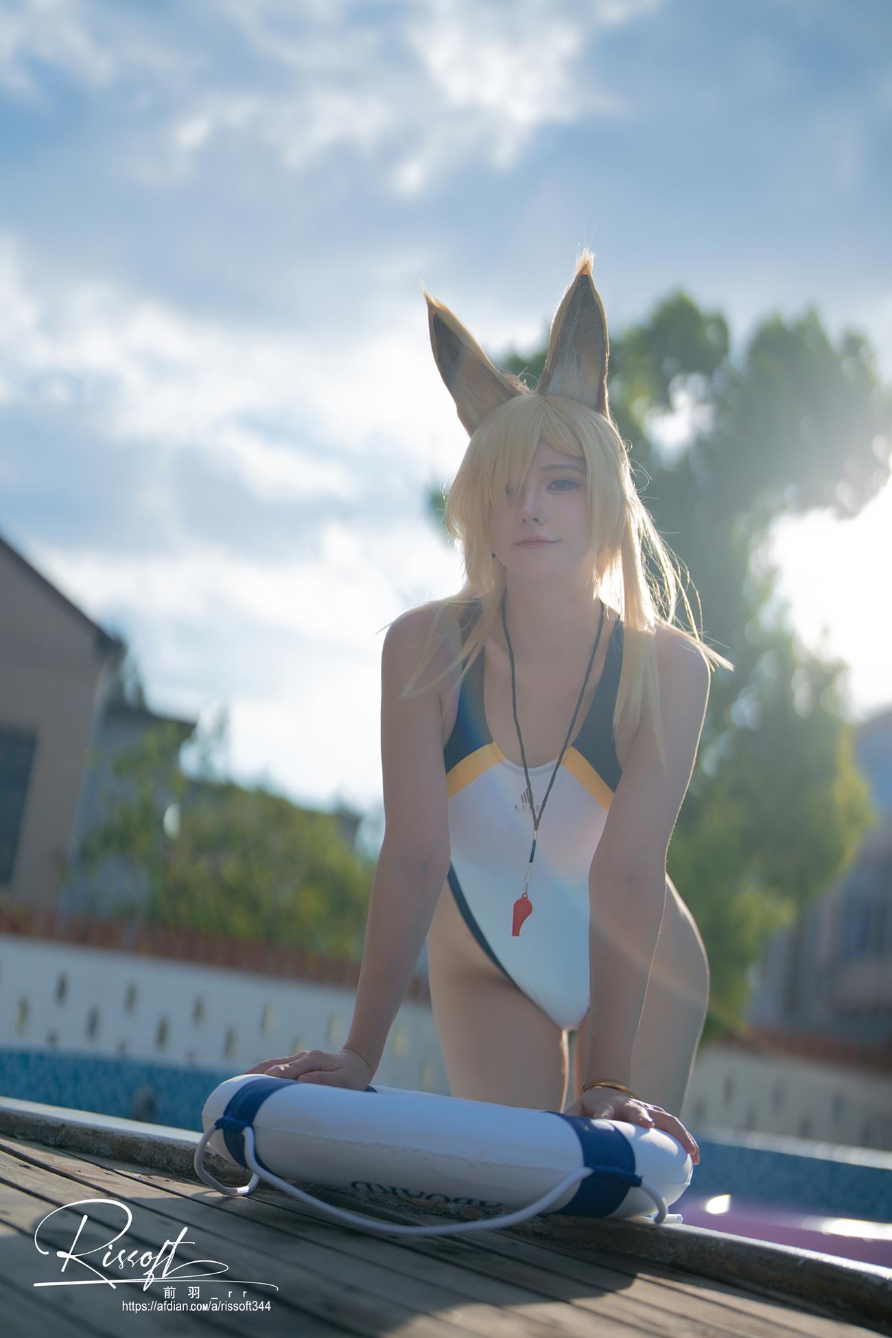 图片[14]-前羽_rr – 碧蓝档案 尾形康娜竞泳[42P] – 速更版-美库