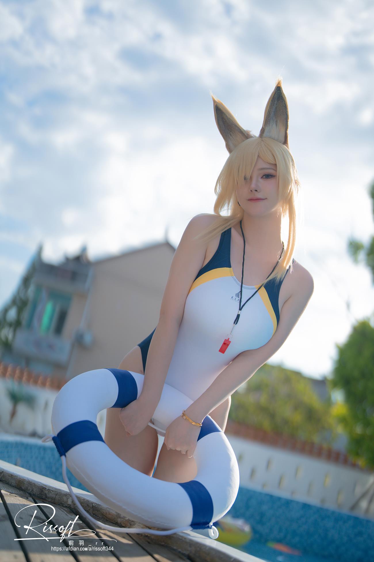 图片[17]-前羽_rr – 碧蓝档案 尾形康娜竞泳[42P] – 速更版-美库