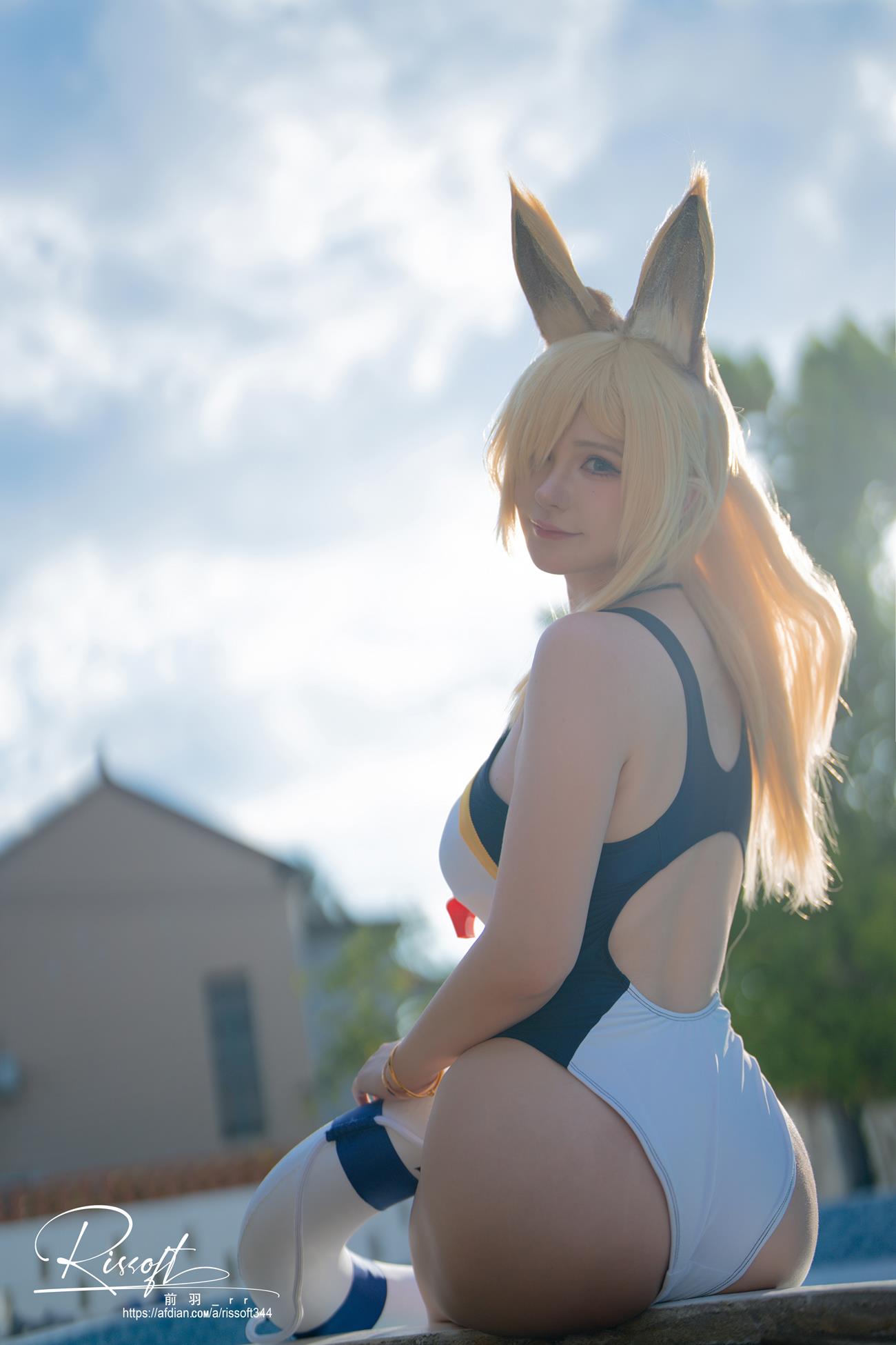 图片[18]-前羽_rr – 碧蓝档案 尾形康娜竞泳[42P] – 速更版-美库