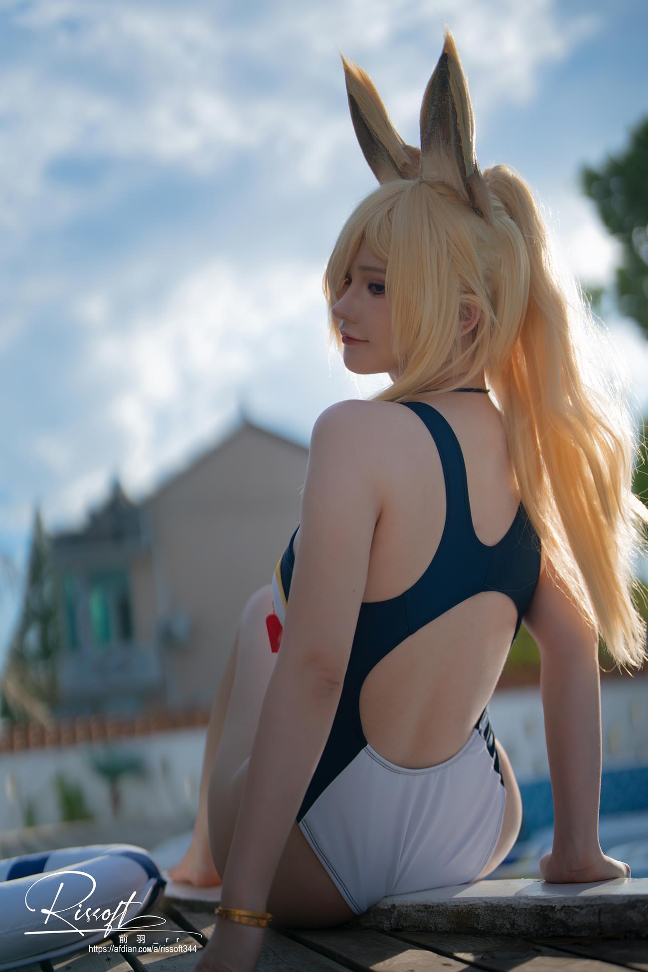 图片[19]-前羽_rr – 碧蓝档案 尾形康娜竞泳[42P] – 速更版-美库