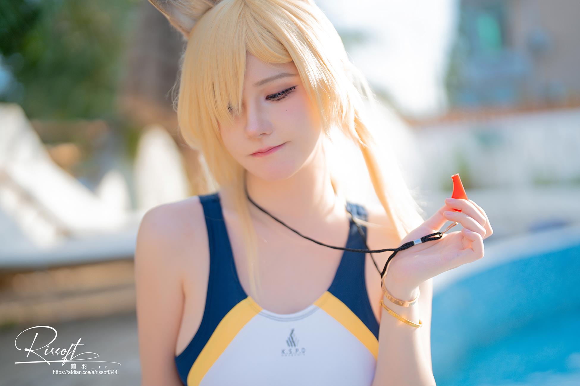 图片[30]-前羽_rr – 碧蓝档案 尾形康娜竞泳[42P] – 速更版-美库