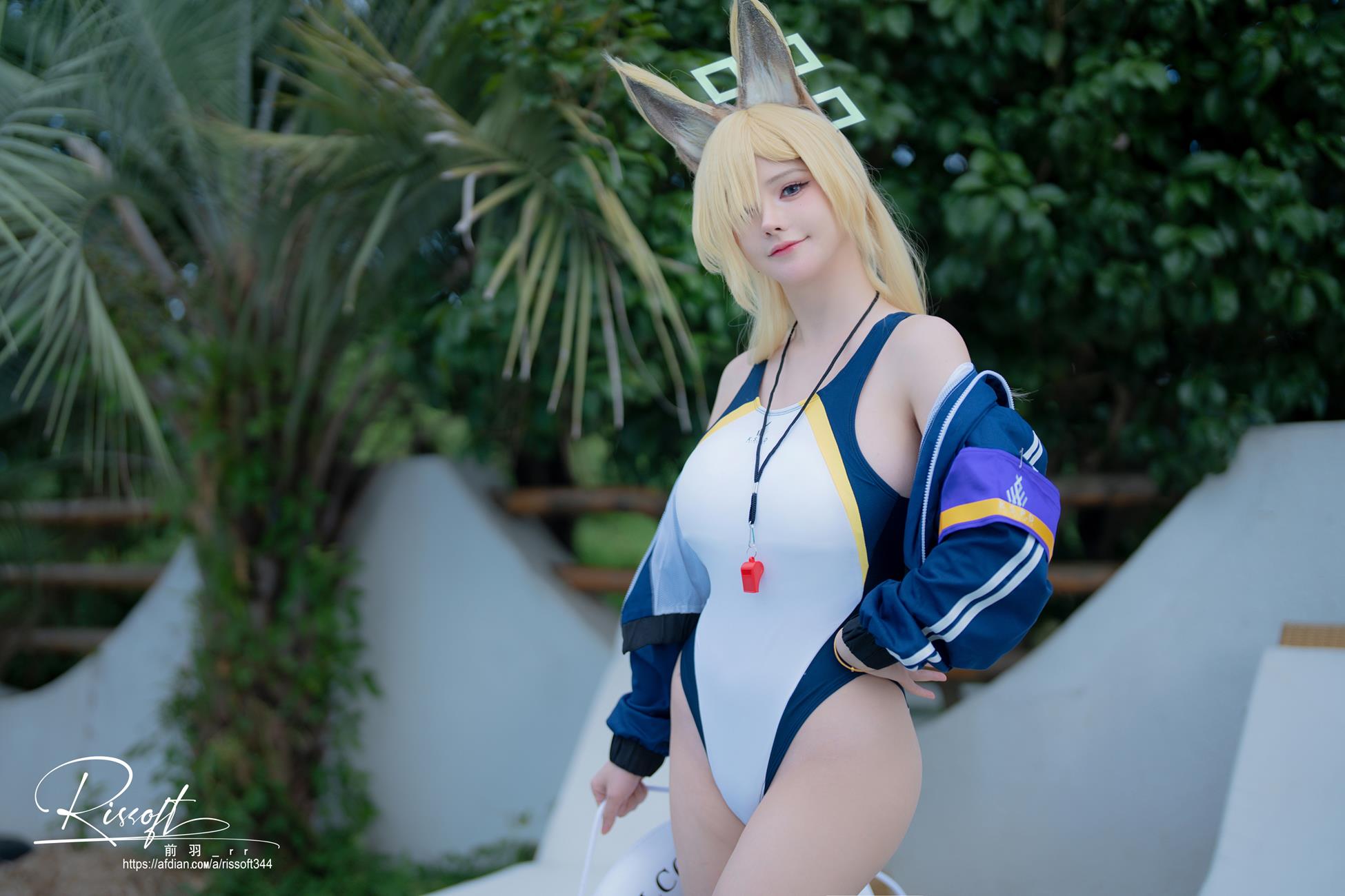 图片[34]-前羽_rr – 碧蓝档案 尾形康娜竞泳[42P] – 速更版-美库