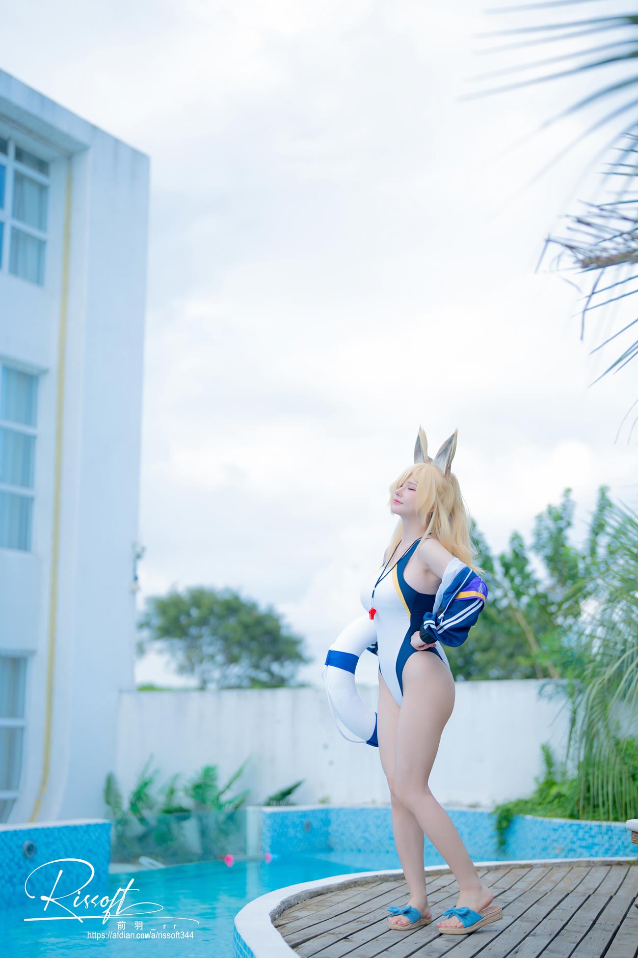 图片[37]-前羽_rr – 碧蓝档案 尾形康娜竞泳[42P] – 速更版-美库