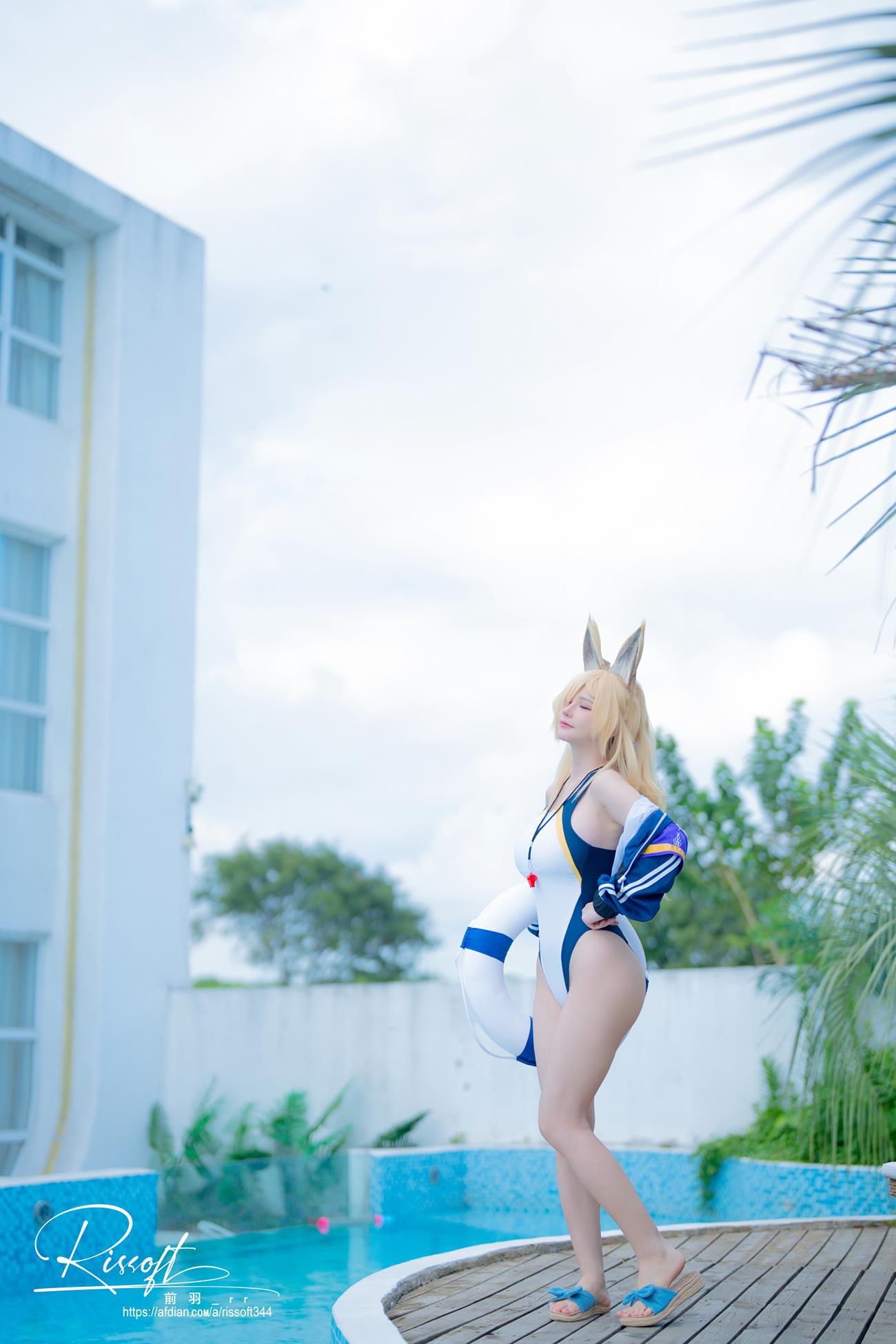 图片[38]-前羽_rr – 碧蓝档案 尾形康娜竞泳[42P] – 速更版-美库