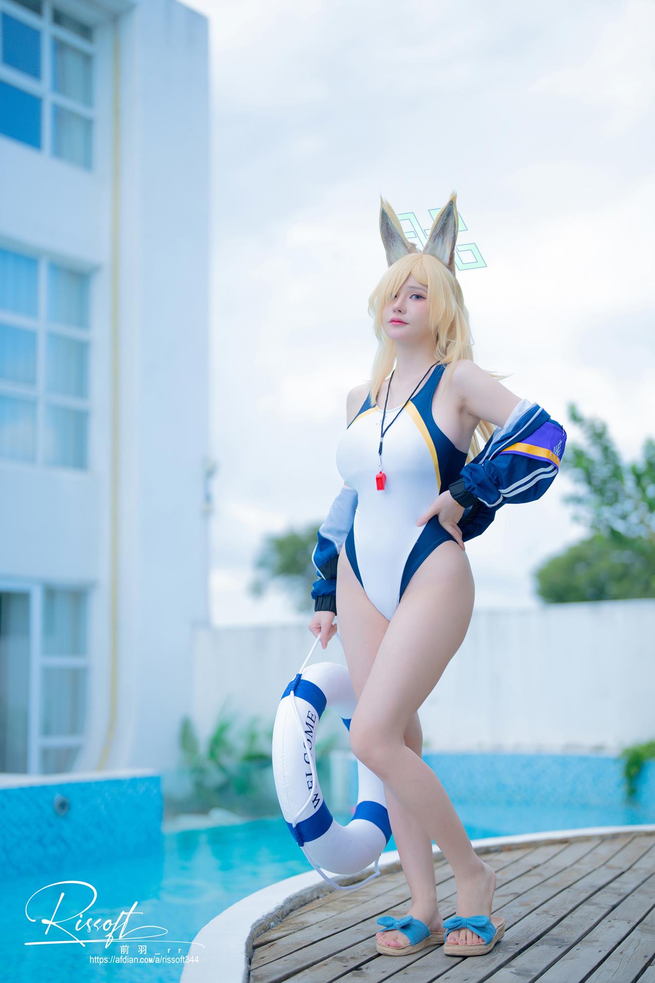 图片[39]-前羽_rr – 碧蓝档案 尾形康娜竞泳[42P] – 速更版-美库