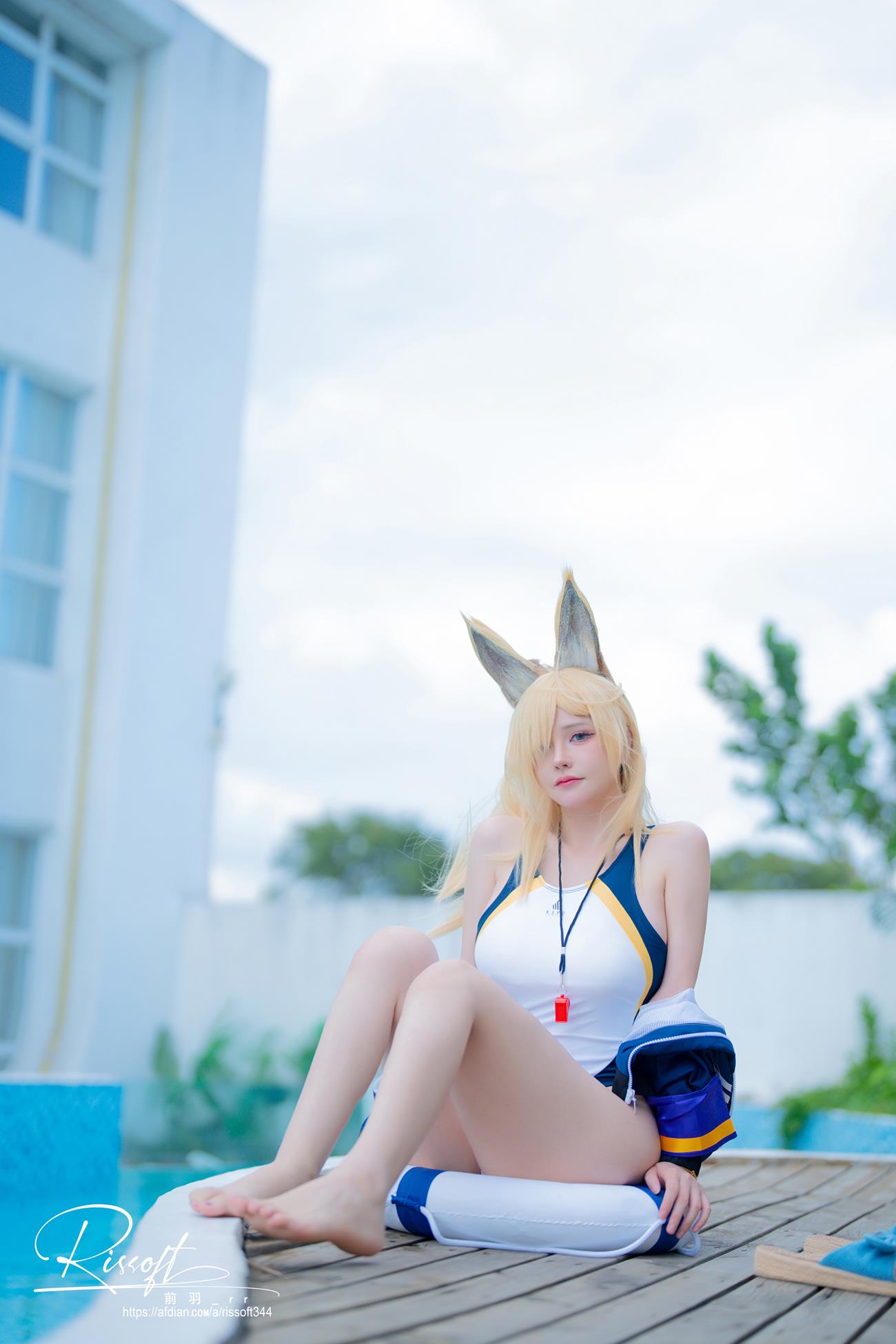 图片[40]-前羽_rr – 碧蓝档案 尾形康娜竞泳[42P] – 速更版-美库