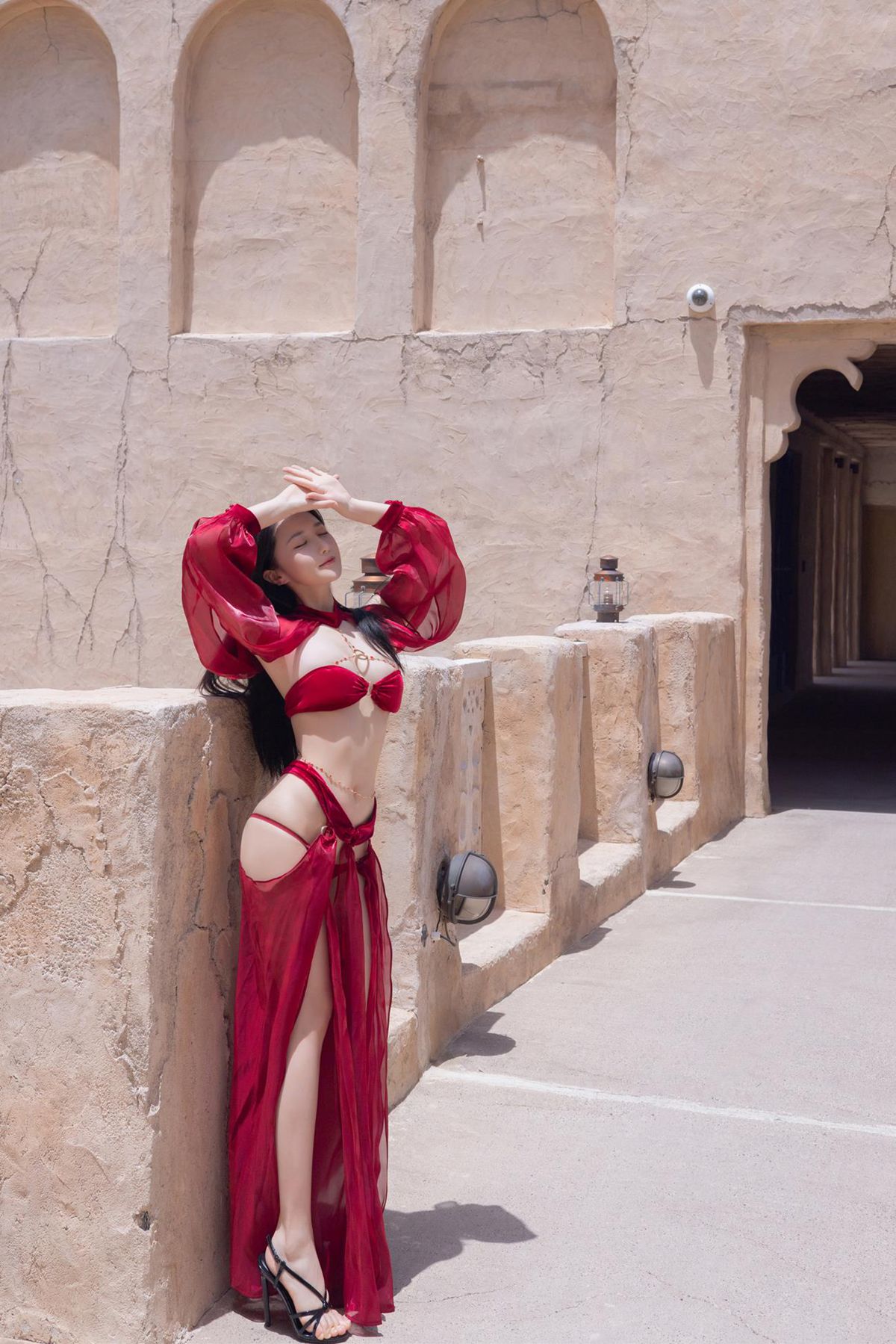 图片[10]-秀人名模鱼子酱Fish《惊红之舞》写真[35P] – 速更版-美库