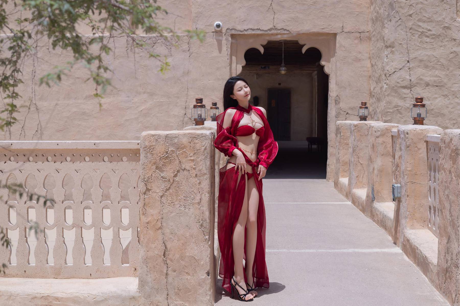 图片[12]-秀人名模鱼子酱Fish《惊红之舞》写真[35P] – 速更版-美库