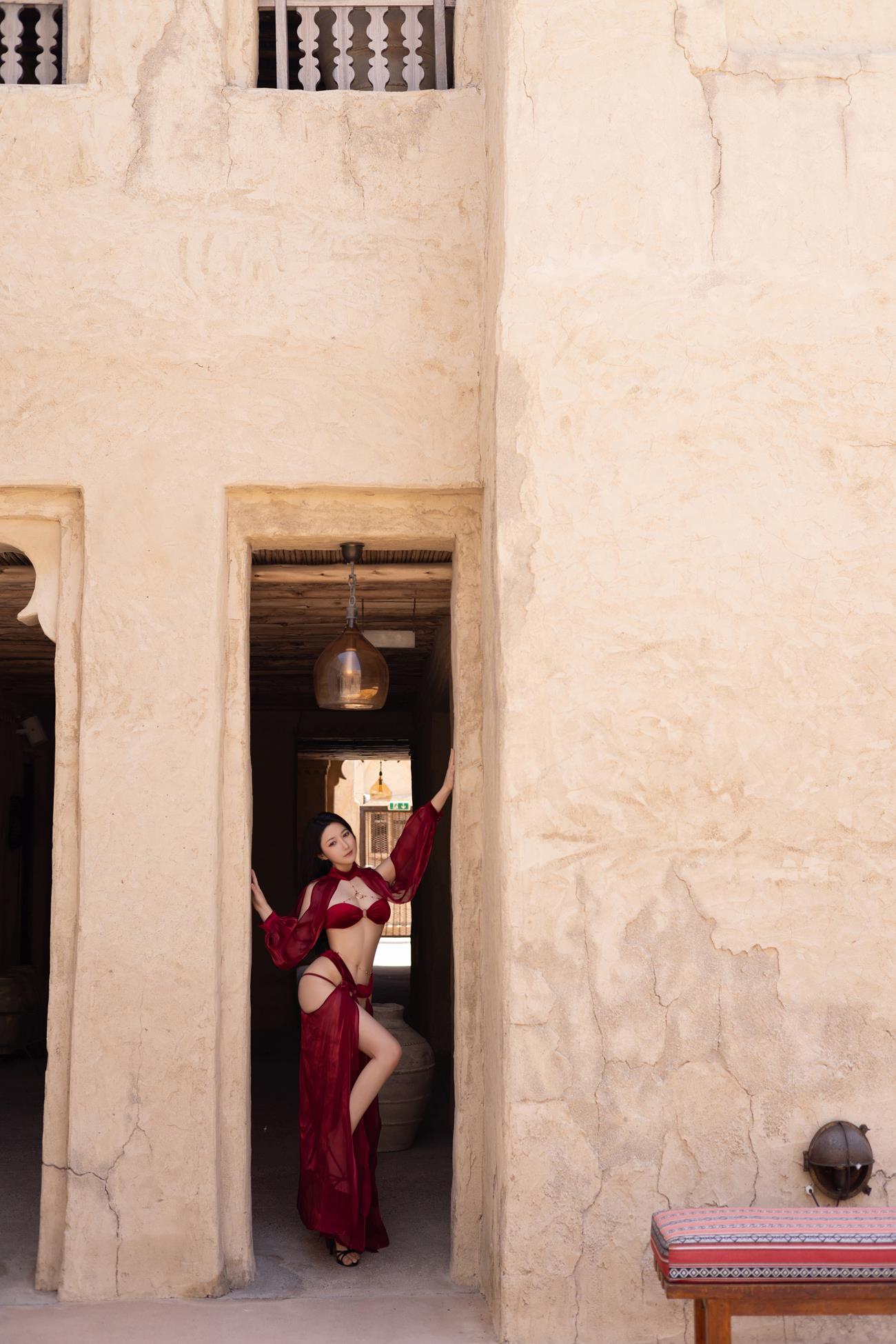 图片[27]-秀人名模鱼子酱Fish《惊红之舞》写真[35P] – 速更版-美库