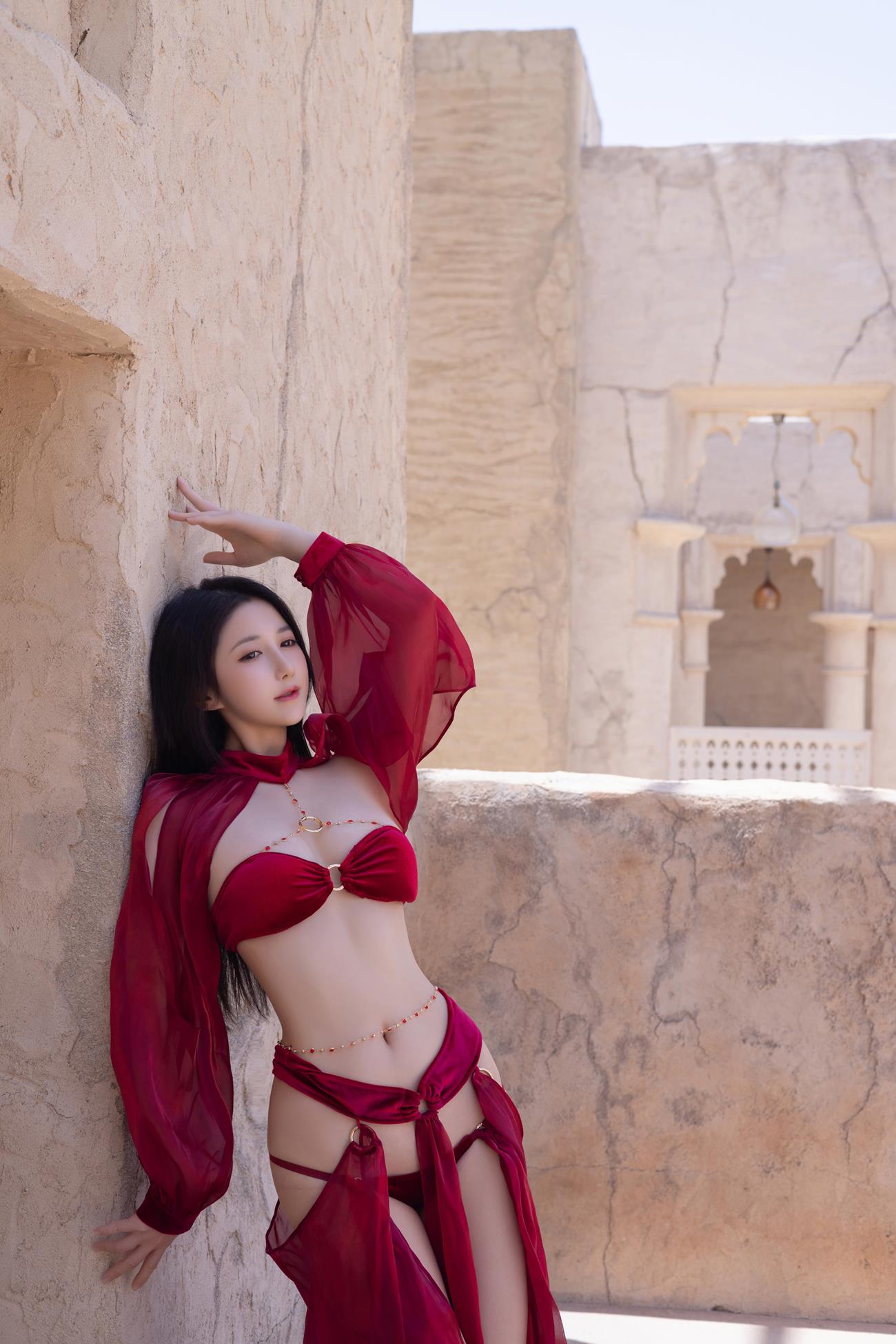 图片[35]-秀人名模鱼子酱Fish《惊红之舞》写真[35P] – 速更版-美库