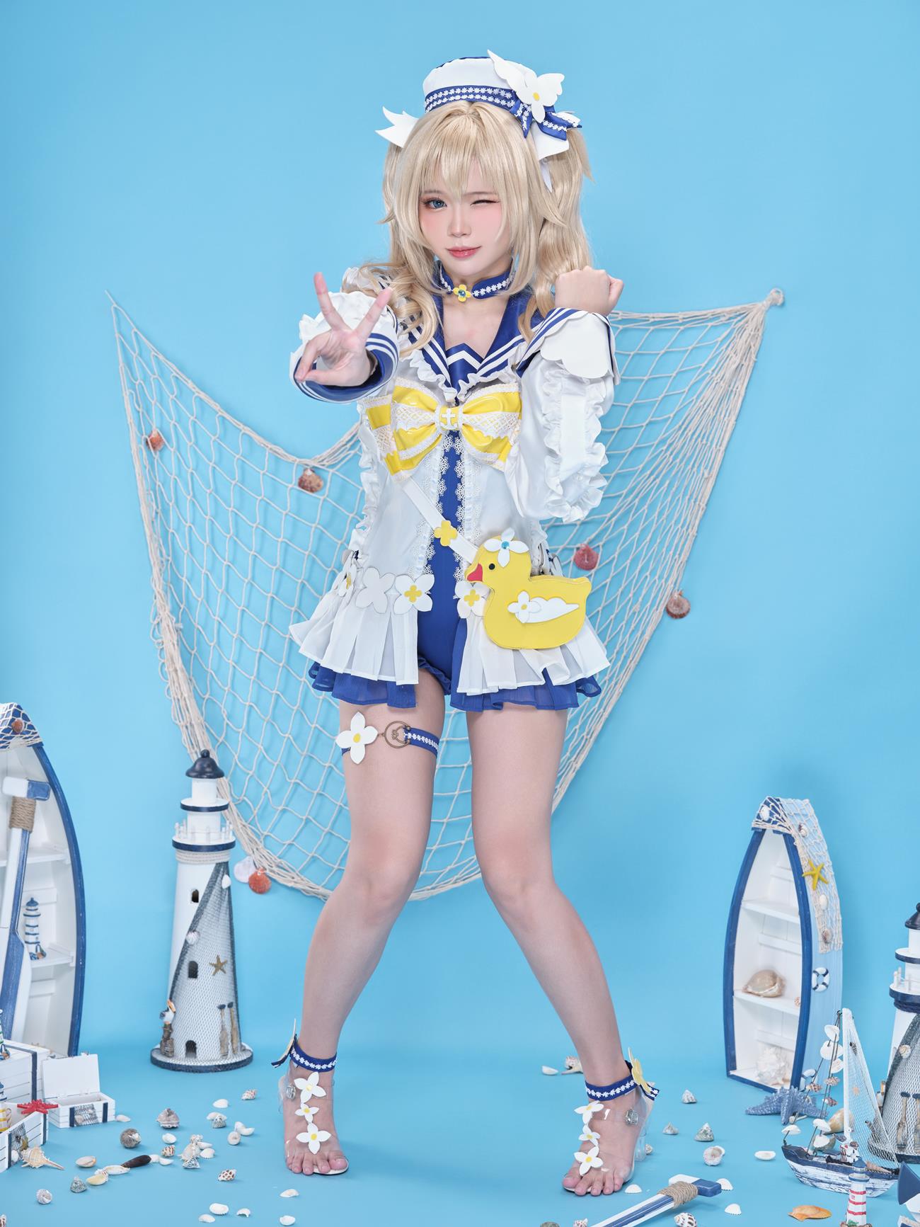 图片[27]-ZinieQ NO.041 – Barbara Swimsuit[28P] – 速更版-美库