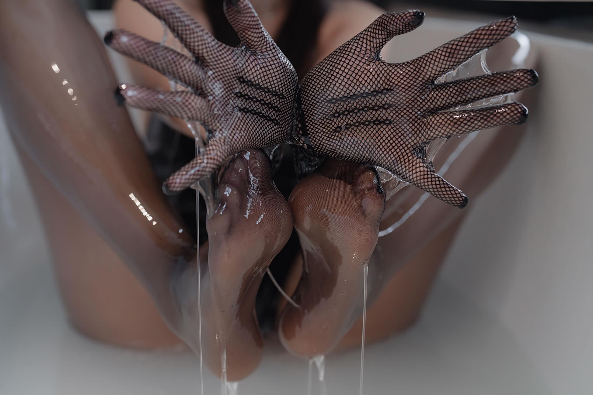 图片[74]-轩萧学姐 – 粘液兔女郎[75P] – 速更版-美库