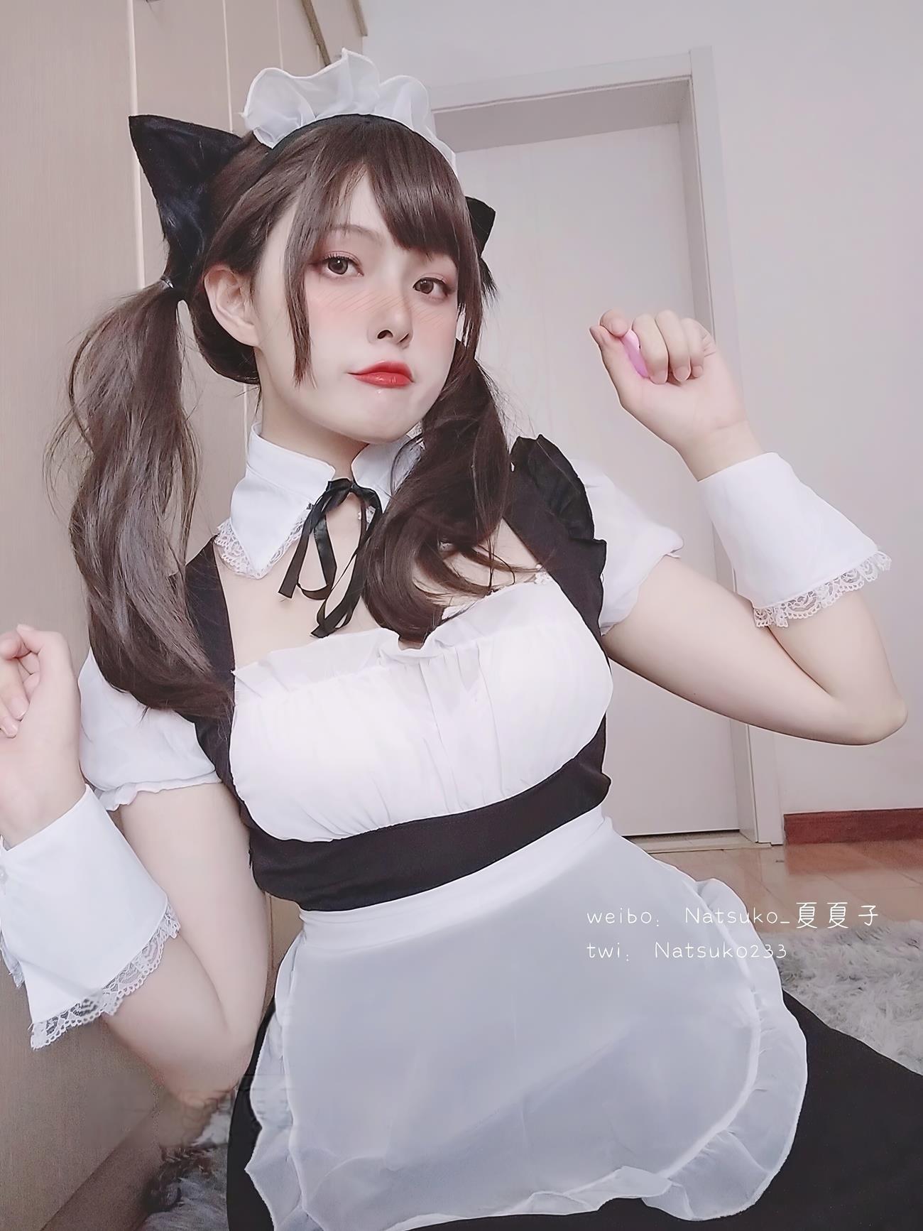 图片[12]-Natsuko夏夏子  – 猫耳女仆[30P] – 速更版-美库