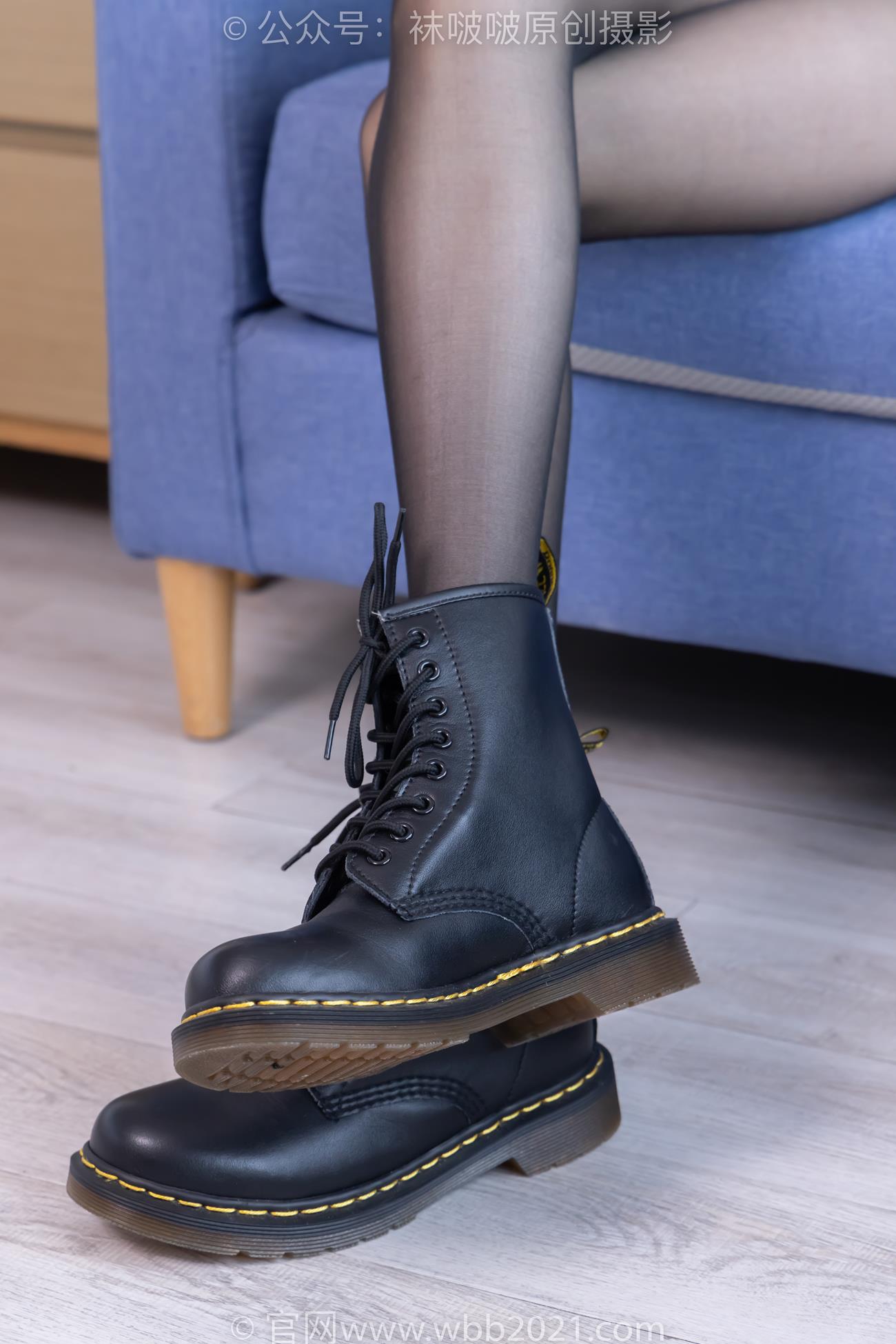 图片[15]-[BoBoSocks袜啵啵]NO.445 稚予 长靴、马丁短靴、黑丝、白棉袜[106P] – 速更版-美库