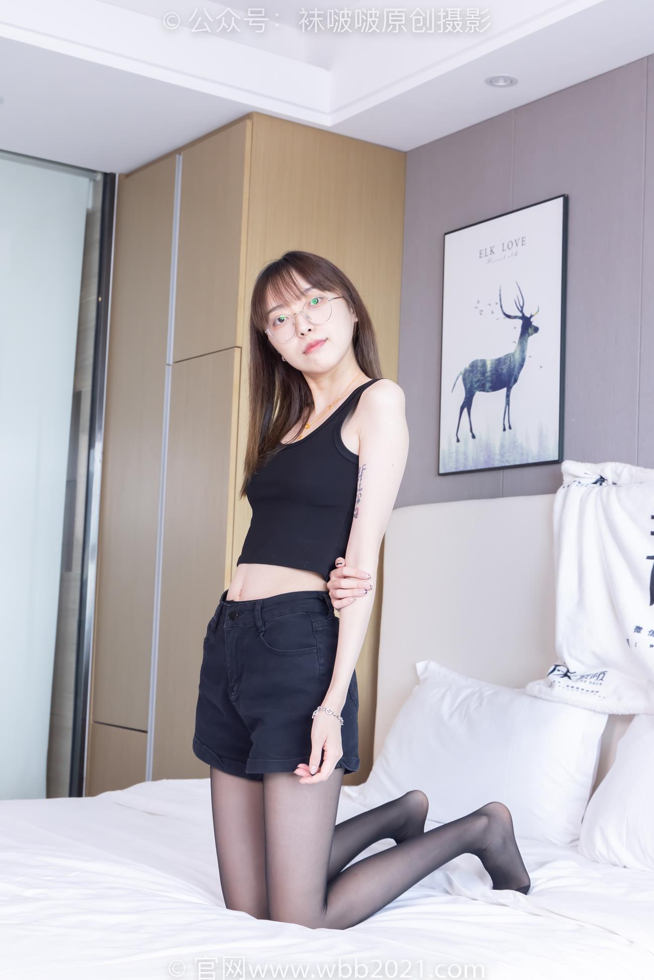 图片[26]-[BoBoSocks袜啵啵]NO.445 稚予 长靴、马丁短靴、黑丝、白棉袜[106P] – 速更版-美库