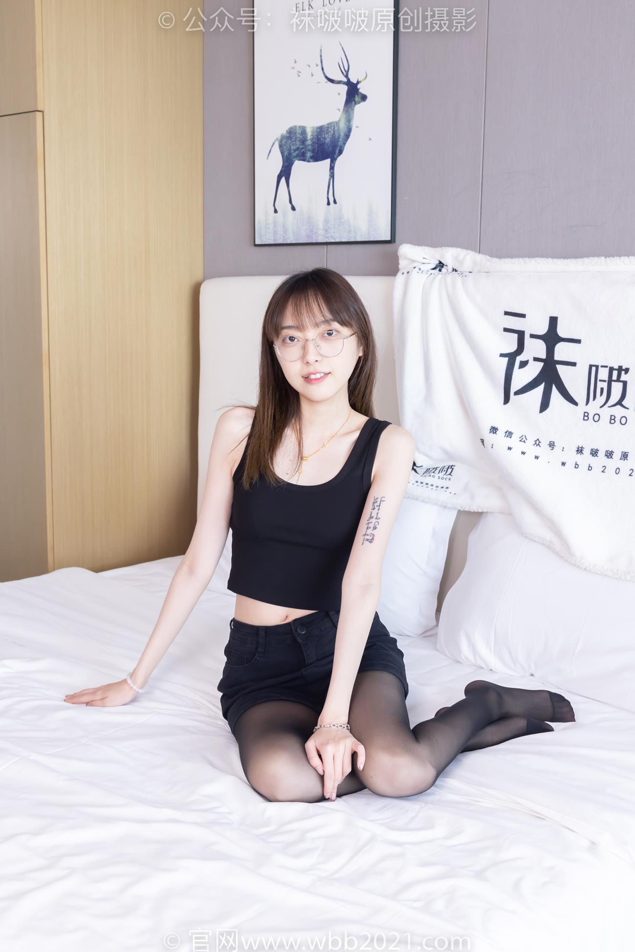 图片[37]-[BoBoSocks袜啵啵]NO.445 稚予 长靴、马丁短靴、黑丝、白棉袜[106P] – 速更版-美库