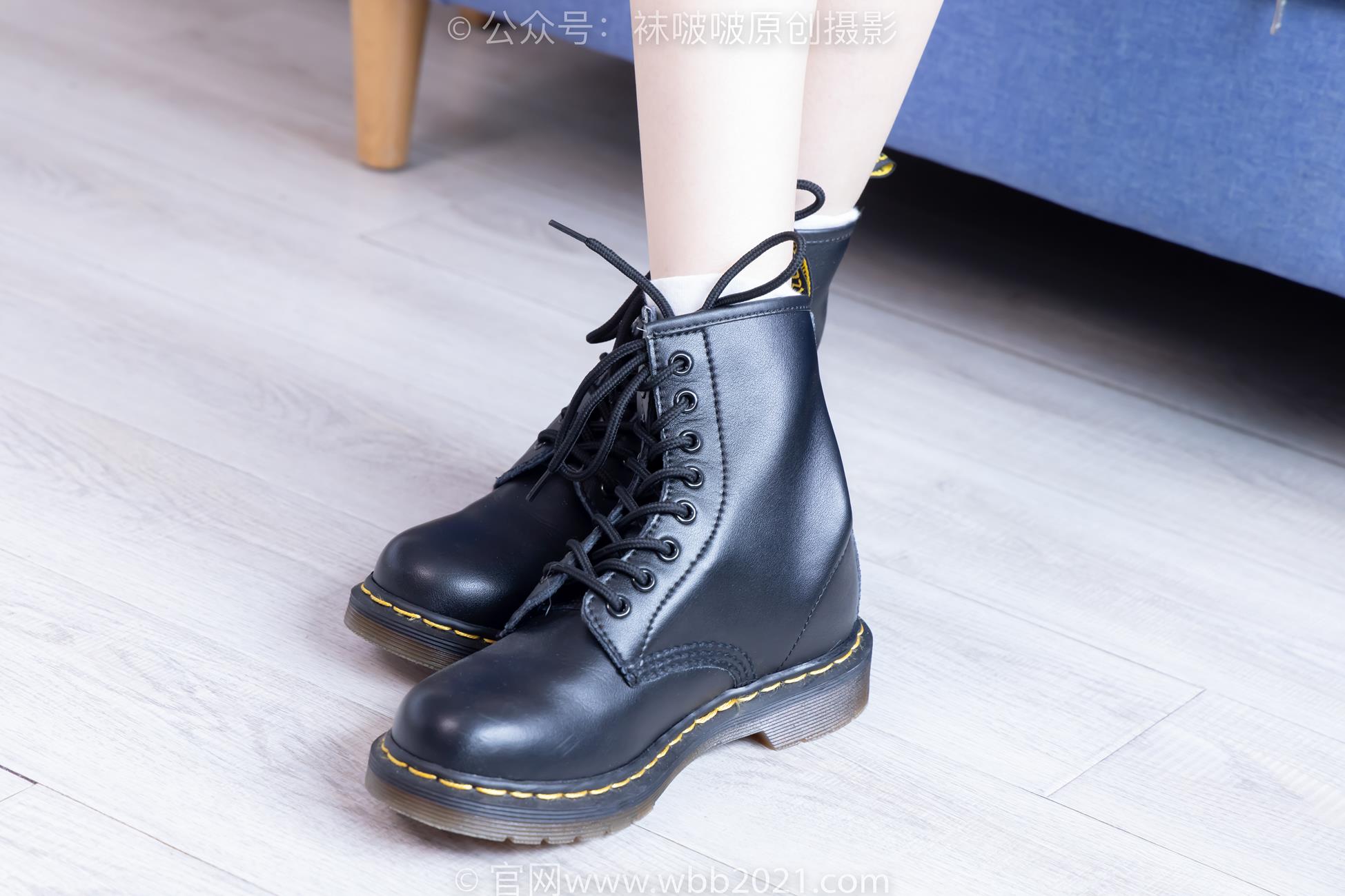 图片[62]-[BoBoSocks袜啵啵]NO.445 稚予 长靴、马丁短靴、黑丝、白棉袜[106P] – 速更版-美库