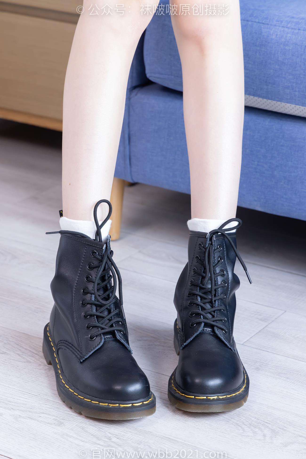 图片[67]-[BoBoSocks袜啵啵]NO.445 稚予 长靴、马丁短靴、黑丝、白棉袜[106P] – 速更版-美库