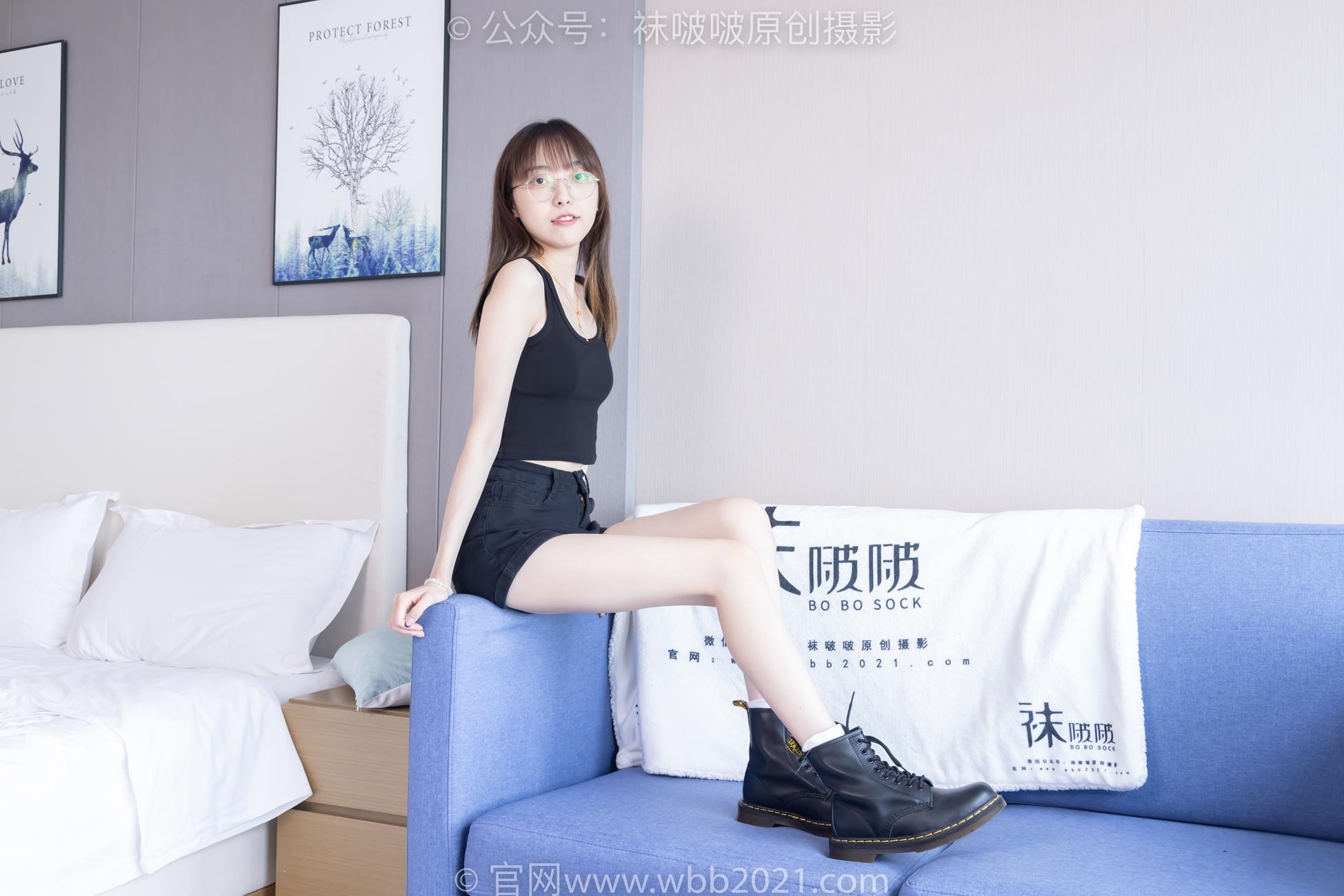 图片[69]-[BoBoSocks袜啵啵]NO.445 稚予 长靴、马丁短靴、黑丝、白棉袜[106P] – 速更版-美库