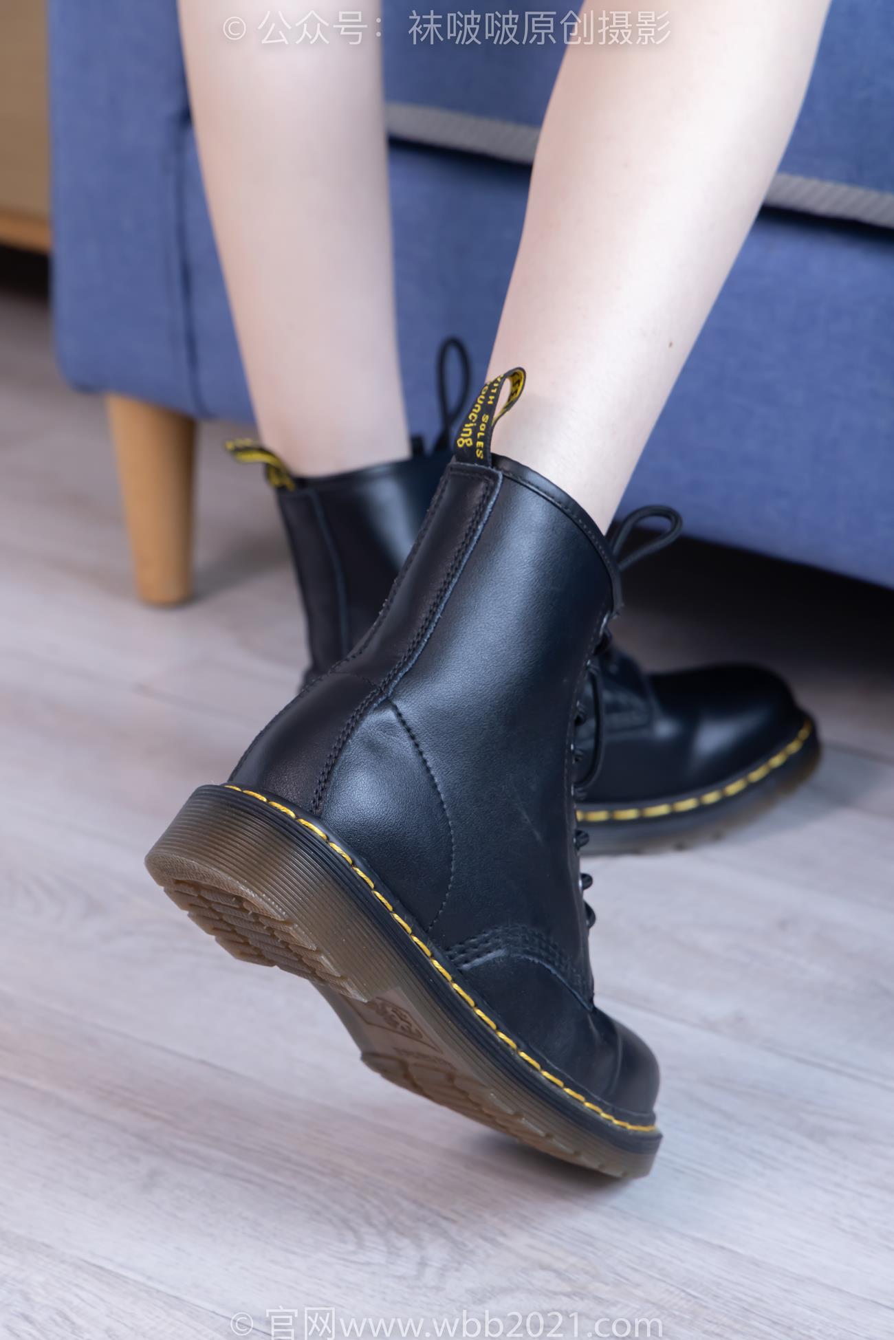 图片[76]-[BoBoSocks袜啵啵]NO.445 稚予 长靴、马丁短靴、黑丝、白棉袜[106P] – 速更版-美库