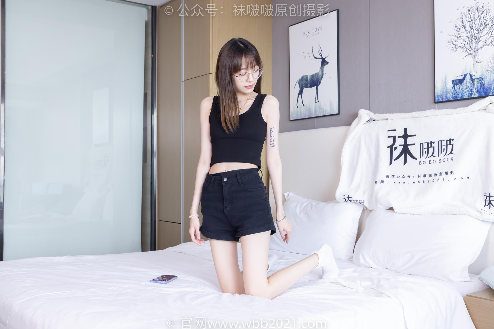 图片[79]-[BoBoSocks袜啵啵]NO.445 稚予 长靴、马丁短靴、黑丝、白棉袜[106P] – 速更版-美库