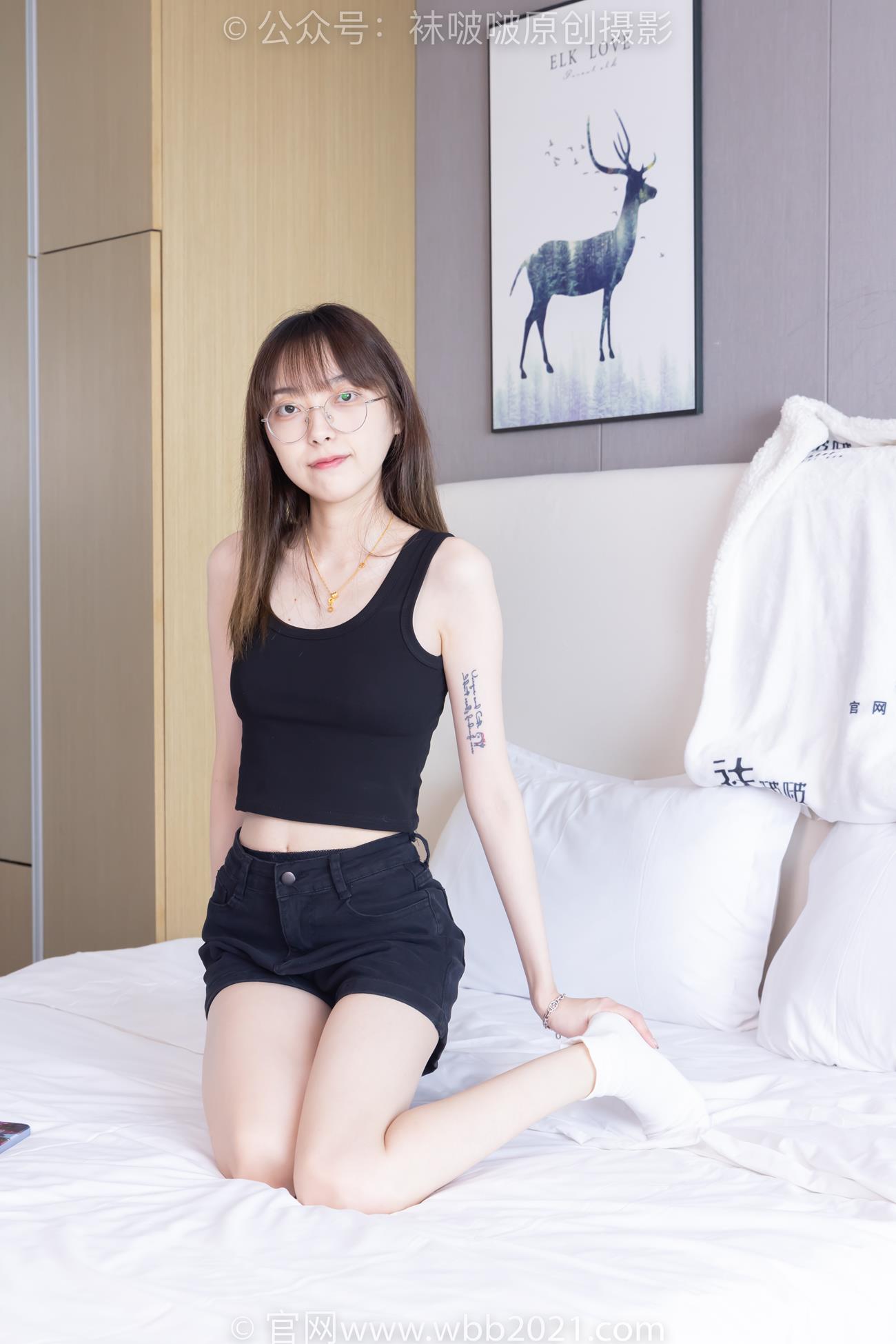 图片[80]-[BoBoSocks袜啵啵]NO.445 稚予 长靴、马丁短靴、黑丝、白棉袜[106P] – 速更版-美库