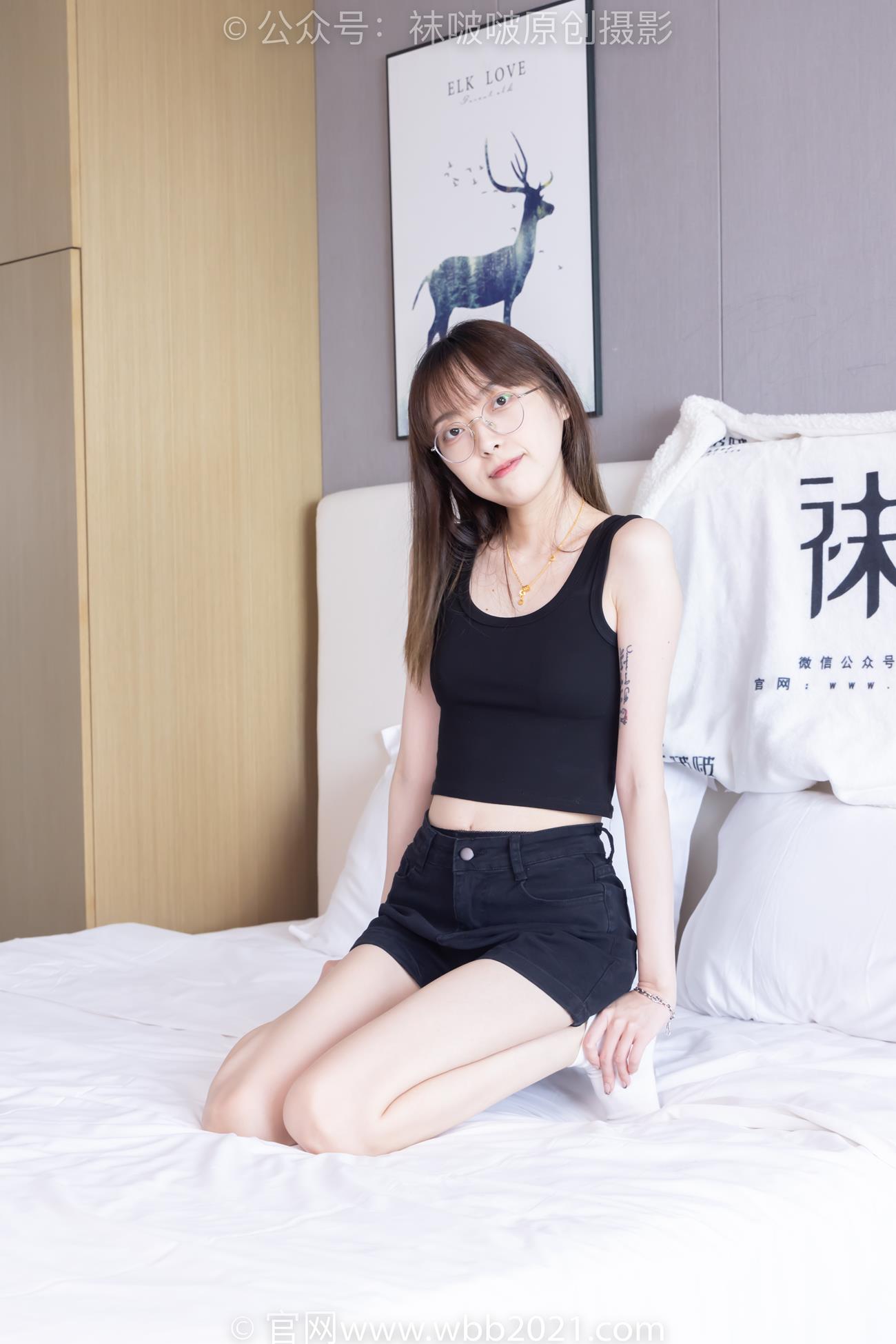 图片[83]-[BoBoSocks袜啵啵]NO.445 稚予 长靴、马丁短靴、黑丝、白棉袜[106P] – 速更版-美库