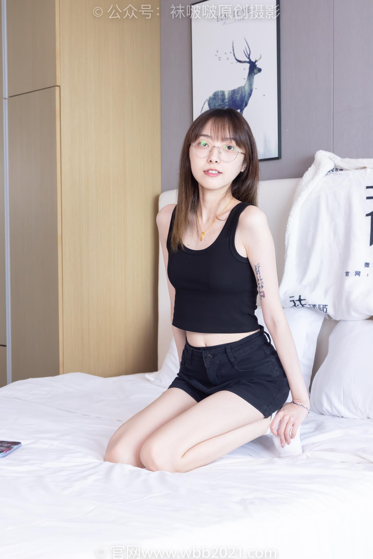 图片[84]-[BoBoSocks袜啵啵]NO.445 稚予 长靴、马丁短靴、黑丝、白棉袜[106P] – 速更版-美库