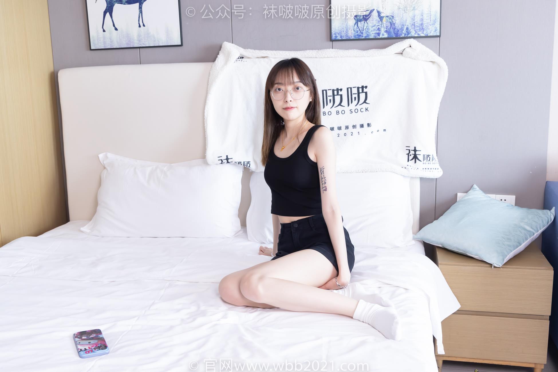 图片[91]-[BoBoSocks袜啵啵]NO.445 稚予 长靴、马丁短靴、黑丝、白棉袜[106P] – 速更版-美库