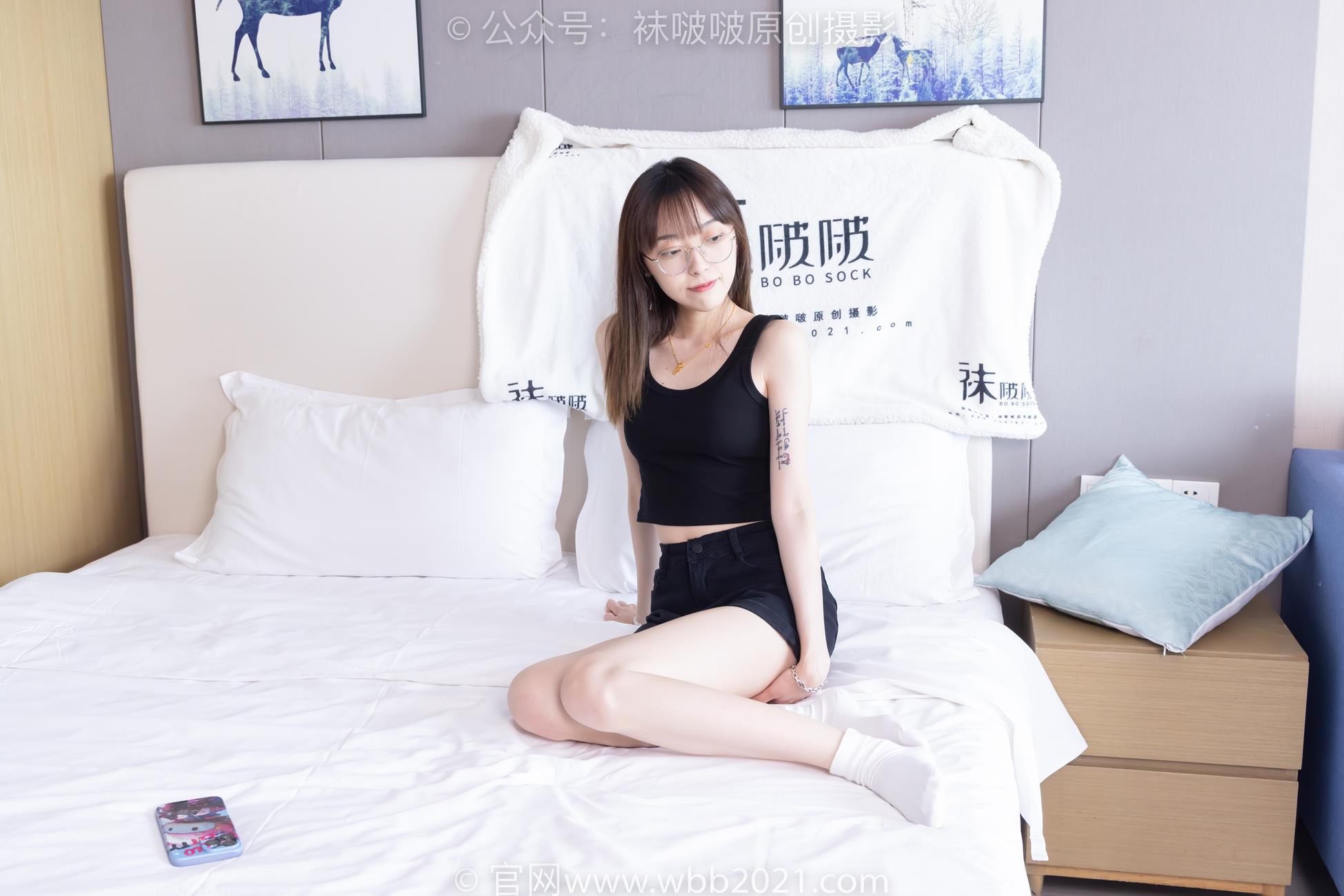 图片[92]-[BoBoSocks袜啵啵]NO.445 稚予 长靴、马丁短靴、黑丝、白棉袜[106P] – 速更版-美库