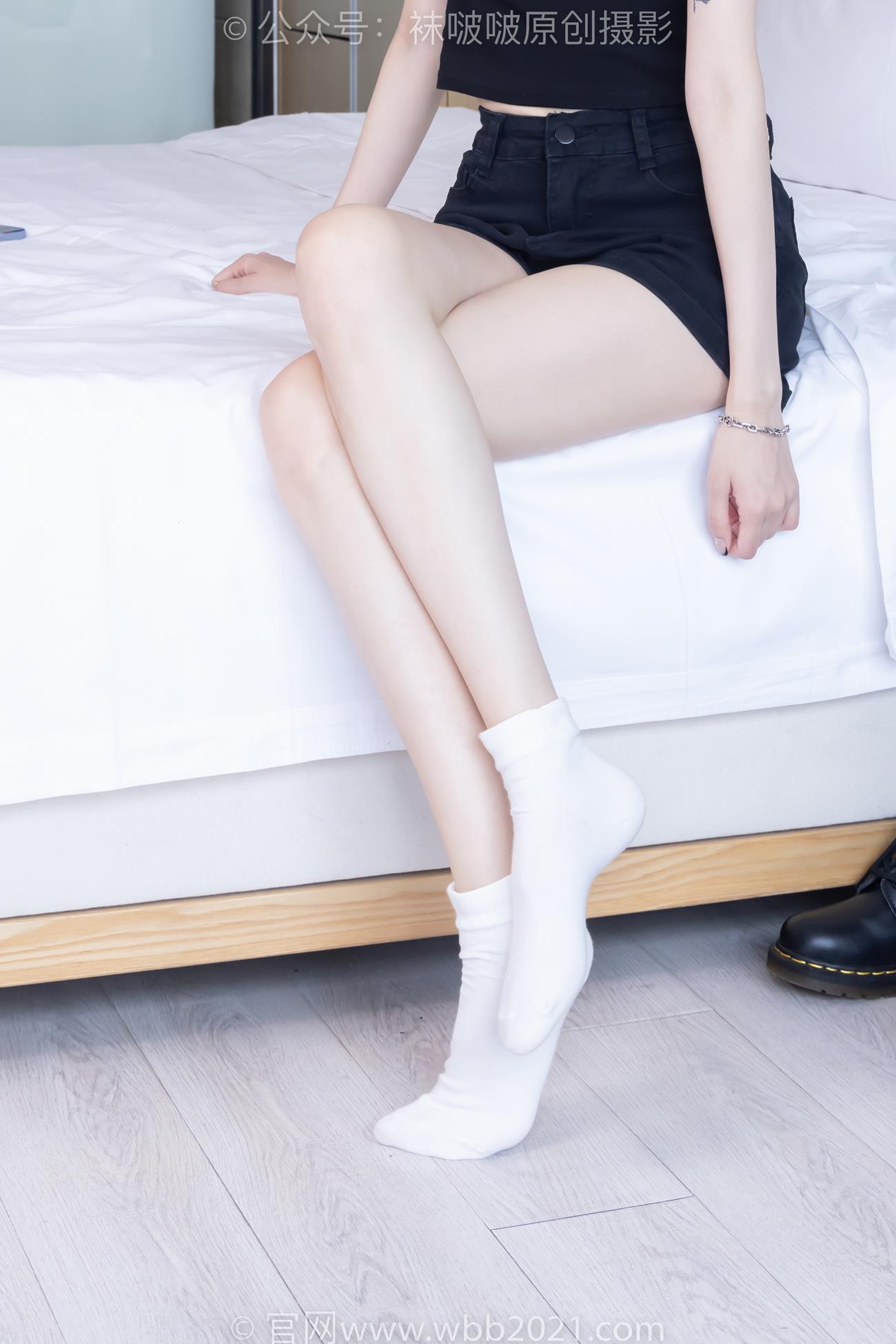 图片[100]-[BoBoSocks袜啵啵]NO.445 稚予 长靴、马丁短靴、黑丝、白棉袜[106P] – 速更版-美库