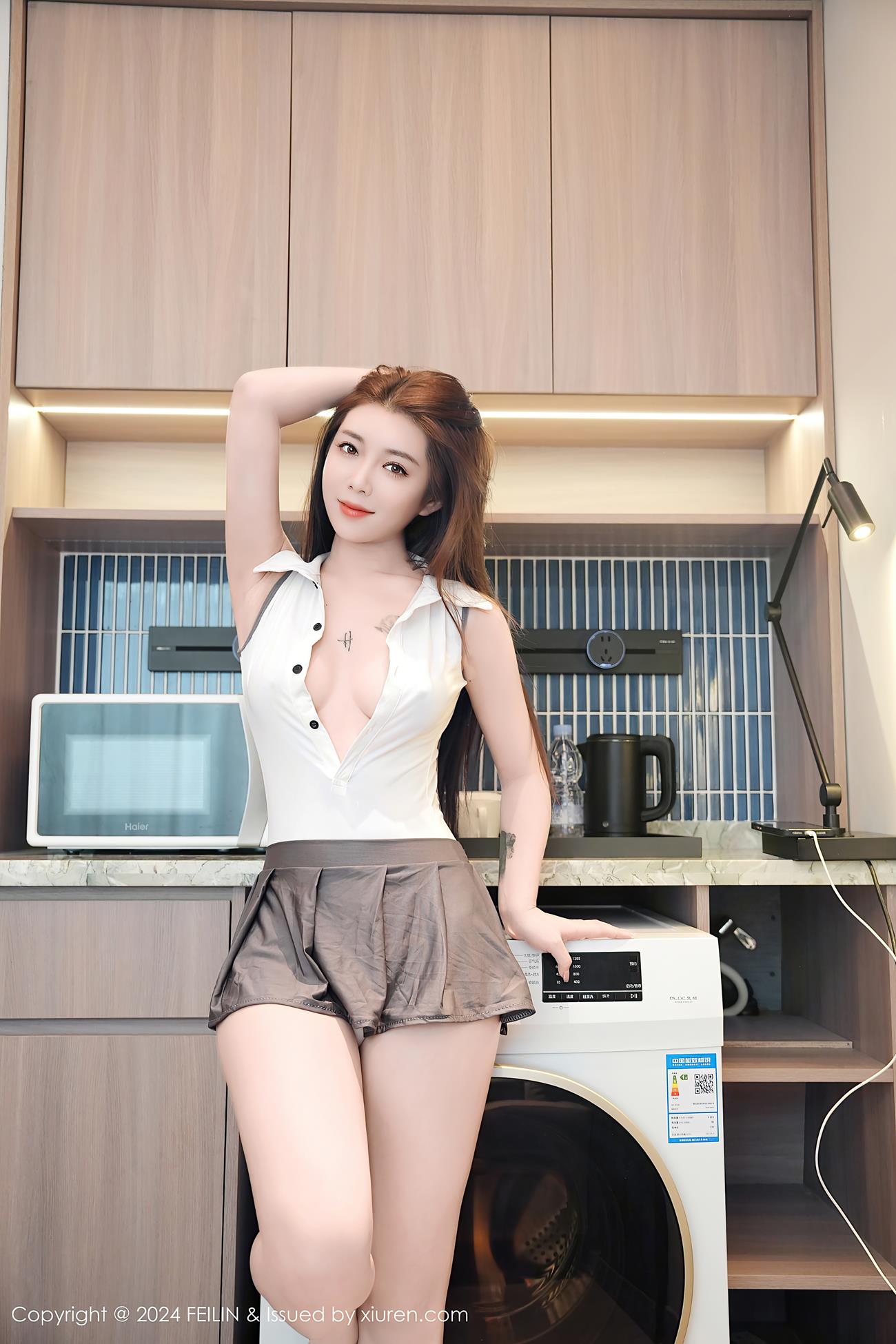 图片[13]-[Feilin嗲囡囡]2024.11.26 VOL.490 沐娜娜[25+1P] – 速更版-美库