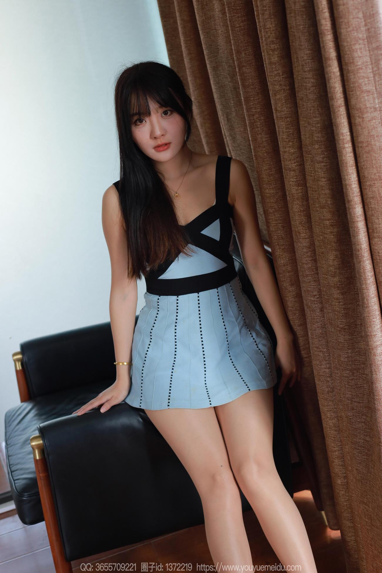 图片[49]-[IESS异思趣向] 2024.11.13 丝享家1897：婉萍《黑带蓝裙》[88P] – 速更版-美库