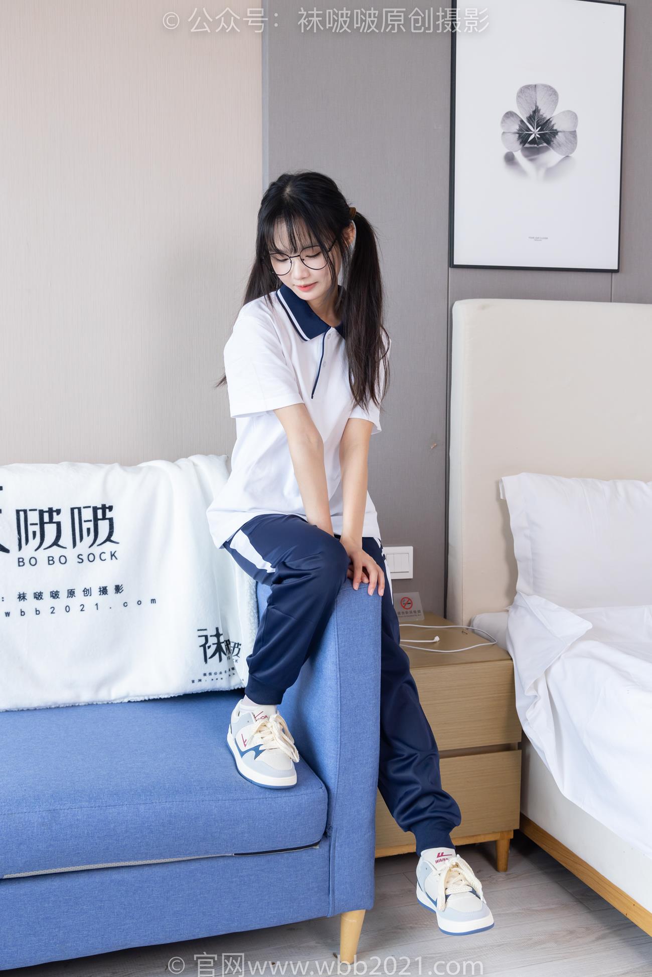 图片[10]-[BoBoSocks袜啵啵]NO.446 甜甜圈 板鞋、白棉袜、白丝、校服裤里丝[110P] – 速更版-美库