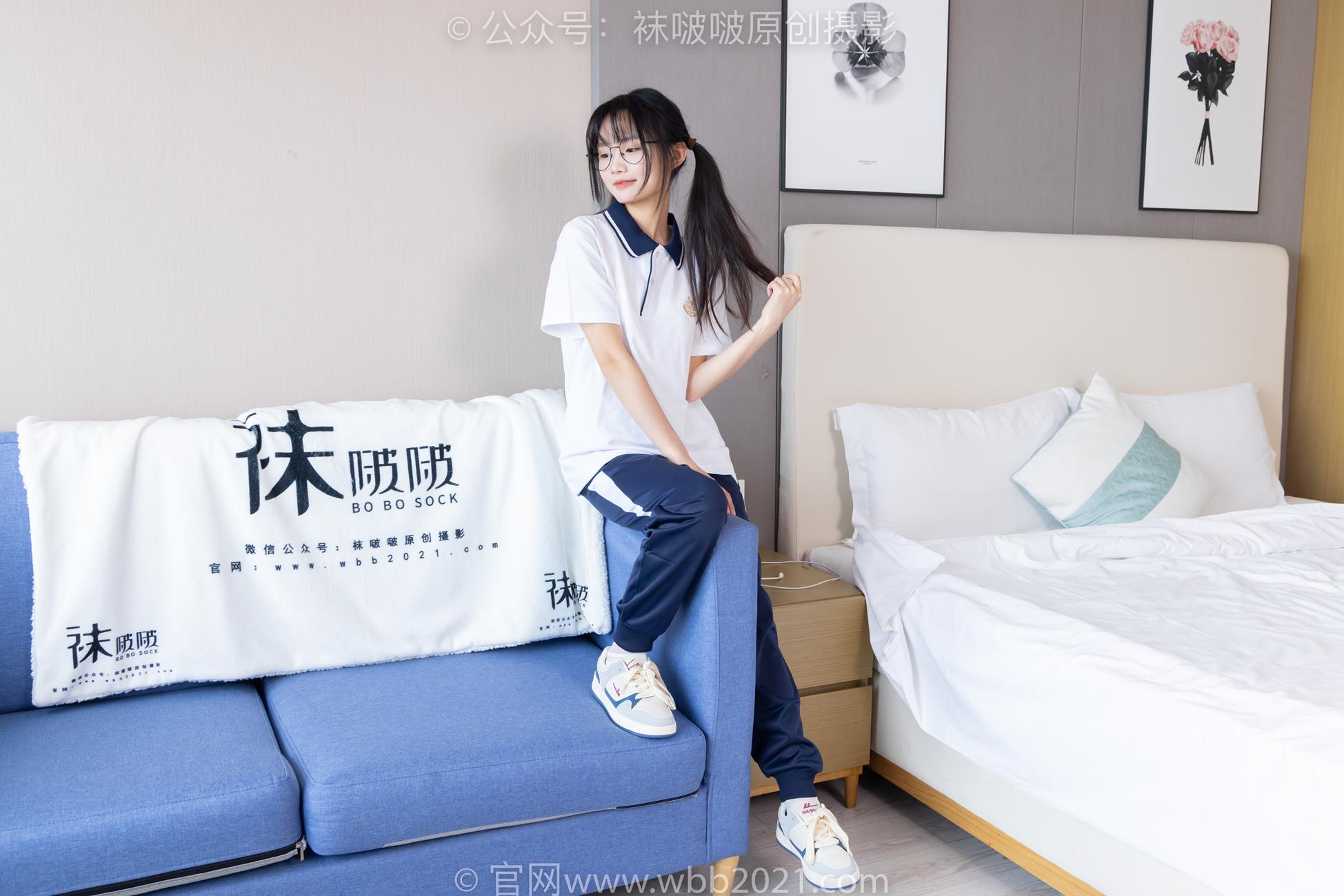 图片[12]-[BoBoSocks袜啵啵]NO.446 甜甜圈 板鞋、白棉袜、白丝、校服裤里丝[110P] – 速更版-美库