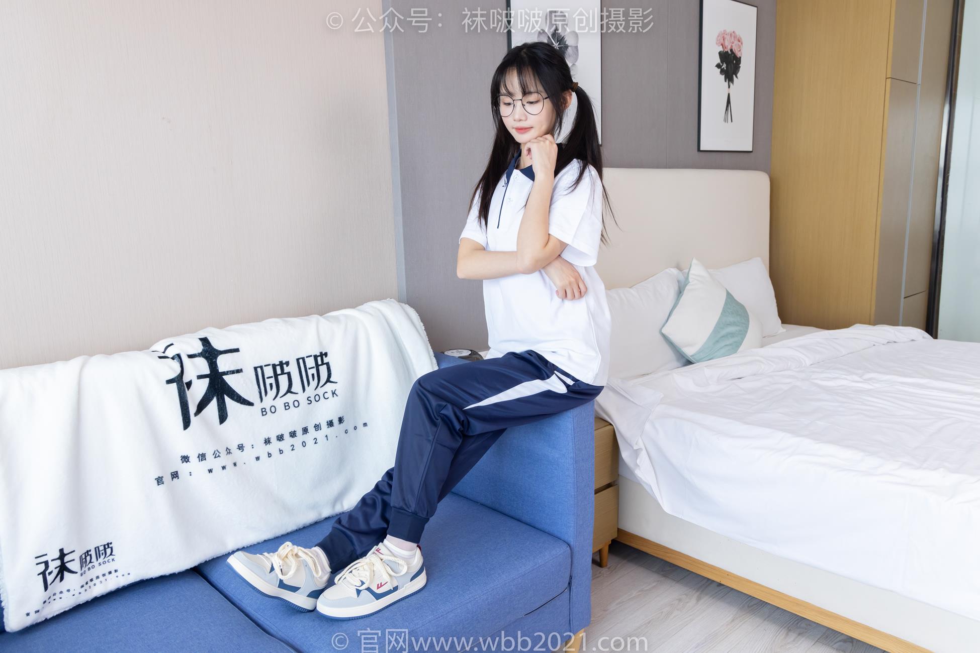 图片[20]-[BoBoSocks袜啵啵]NO.446 甜甜圈 板鞋、白棉袜、白丝、校服裤里丝[110P] – 速更版-美库