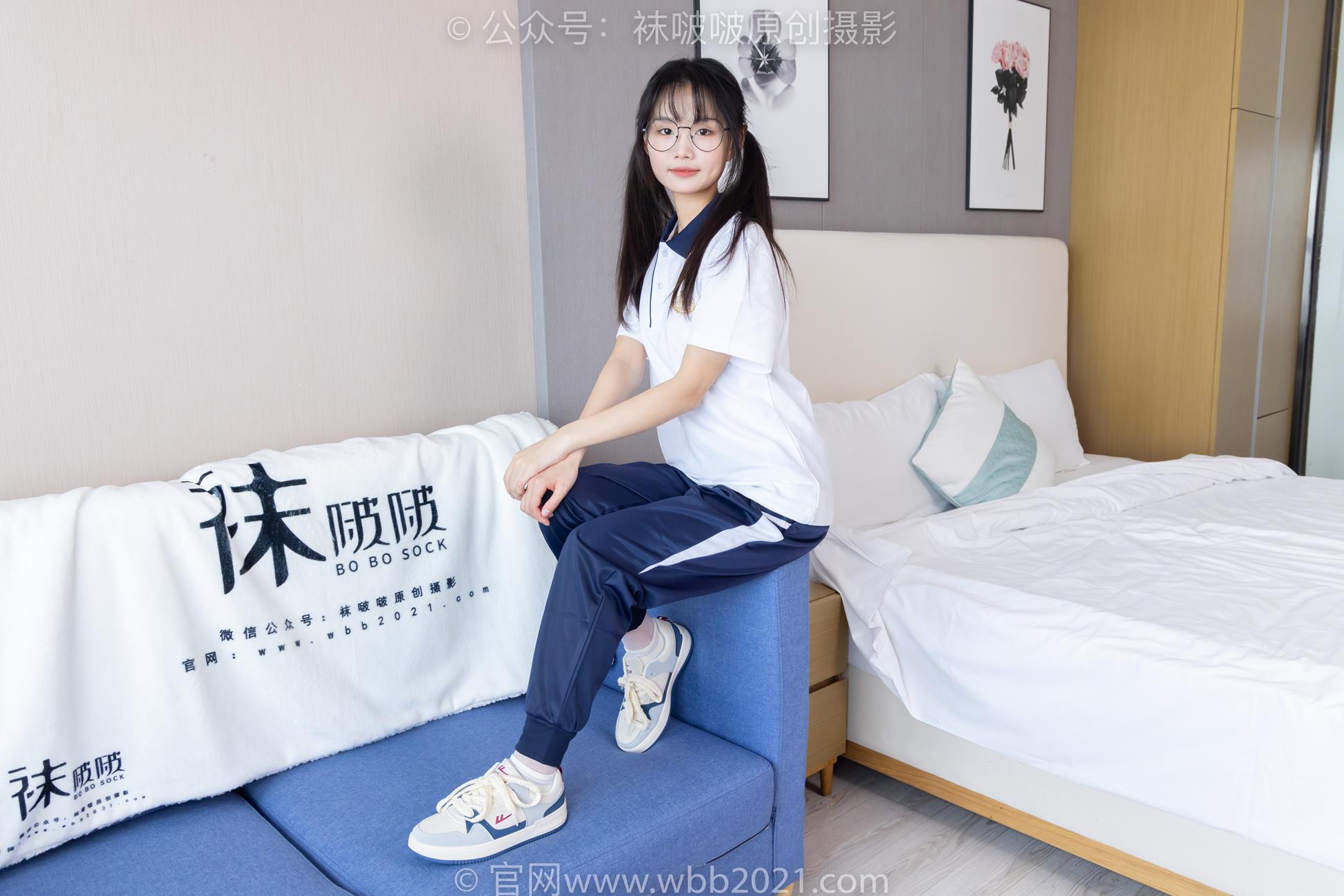 图片[21]-[BoBoSocks袜啵啵]NO.446 甜甜圈 板鞋、白棉袜、白丝、校服裤里丝[110P] – 速更版-美库