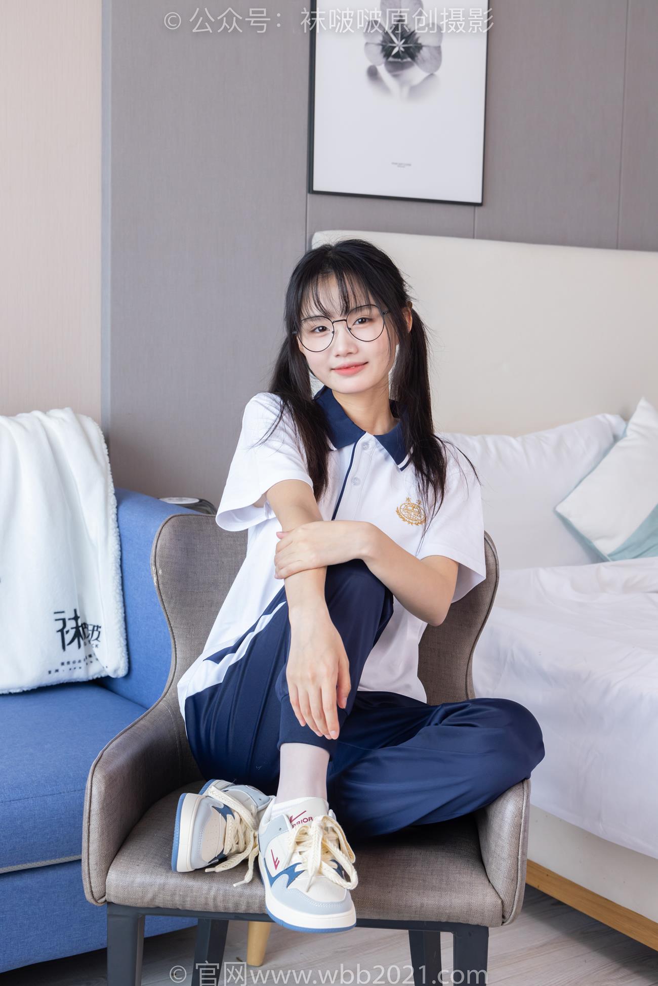 图片[27]-[BoBoSocks袜啵啵]NO.446 甜甜圈 板鞋、白棉袜、白丝、校服裤里丝[110P] – 速更版-美库