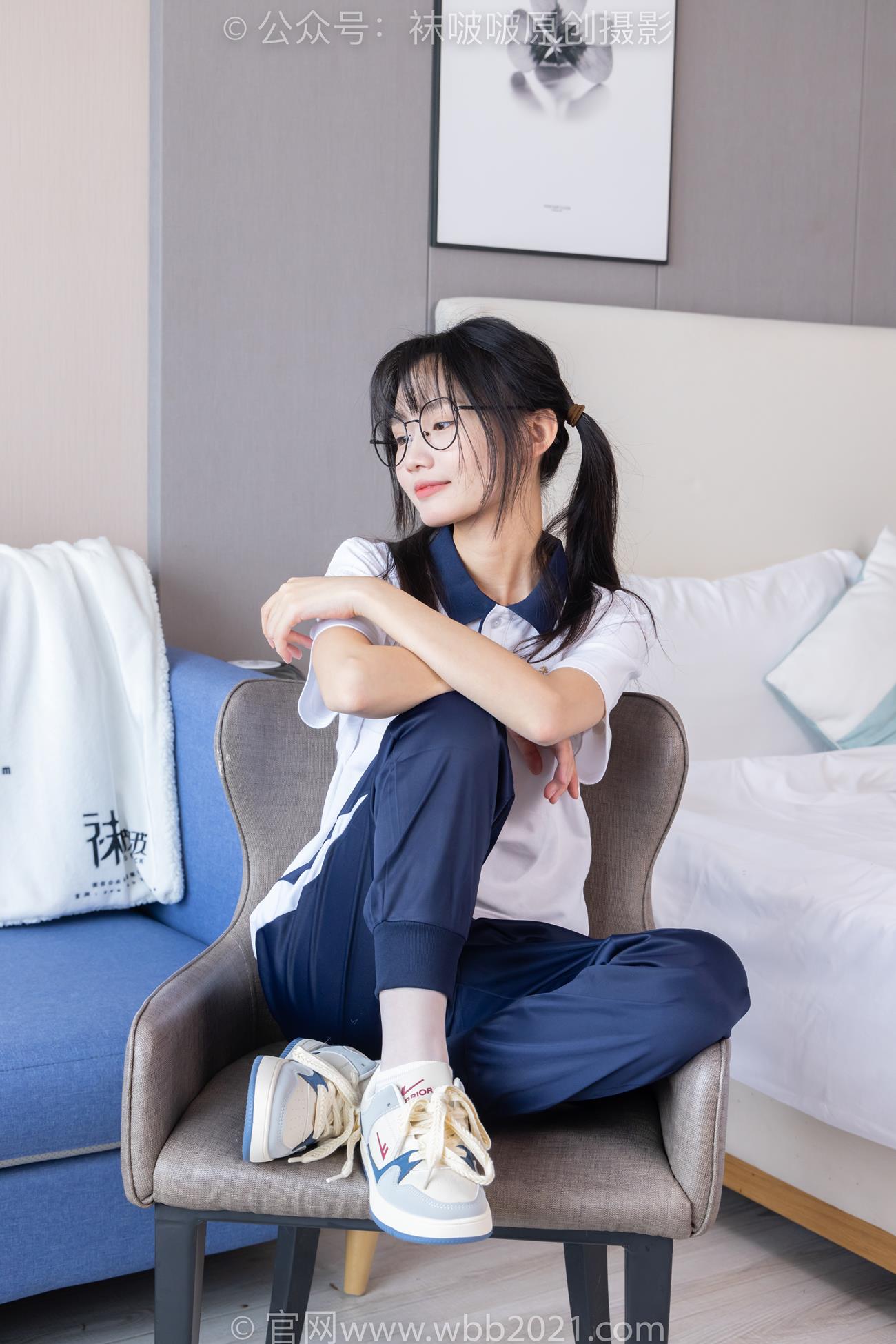 图片[28]-[BoBoSocks袜啵啵]NO.446 甜甜圈 板鞋、白棉袜、白丝、校服裤里丝[110P] – 速更版-美库