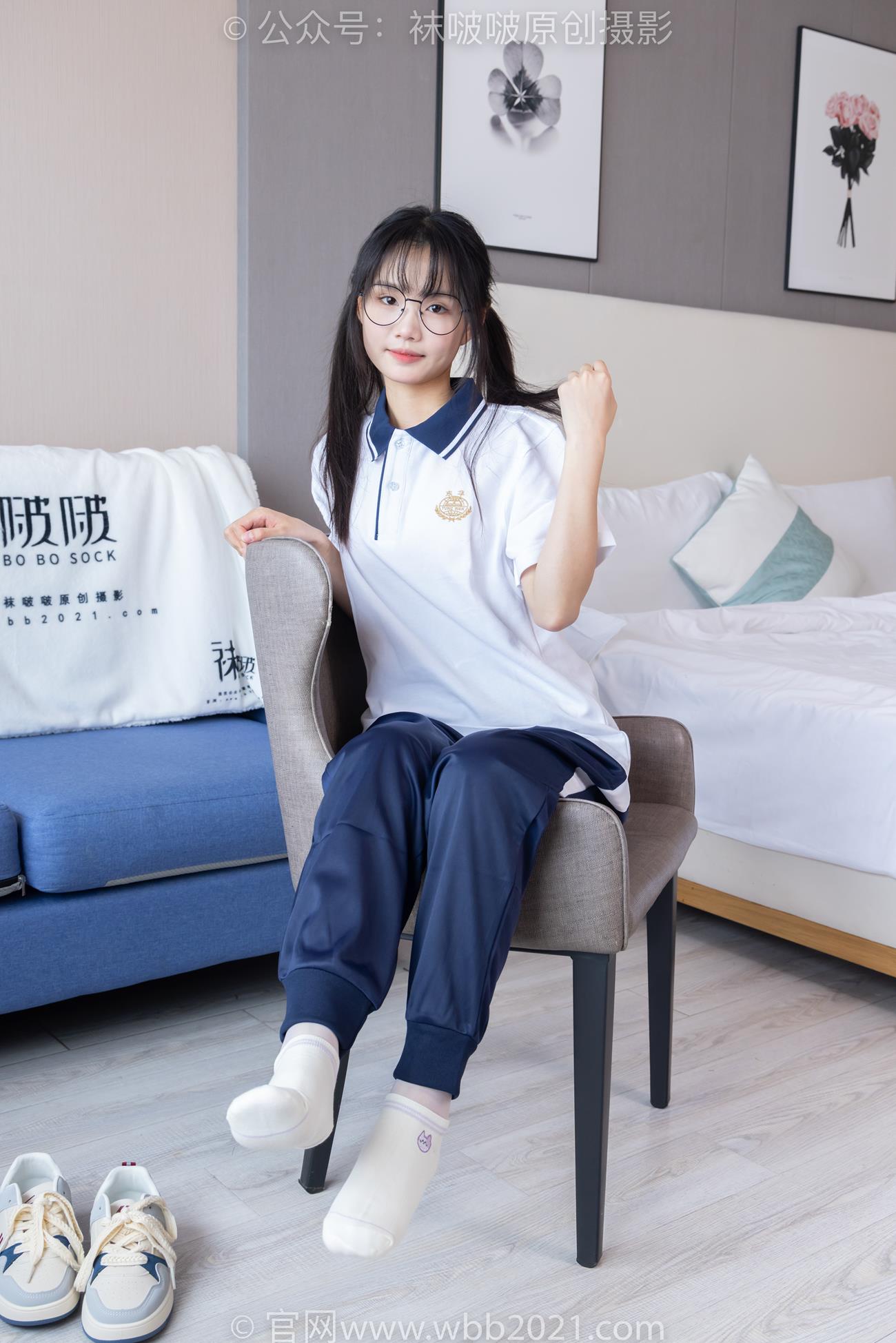 图片[33]-[BoBoSocks袜啵啵]NO.446 甜甜圈 板鞋、白棉袜、白丝、校服裤里丝[110P] – 速更版-美库