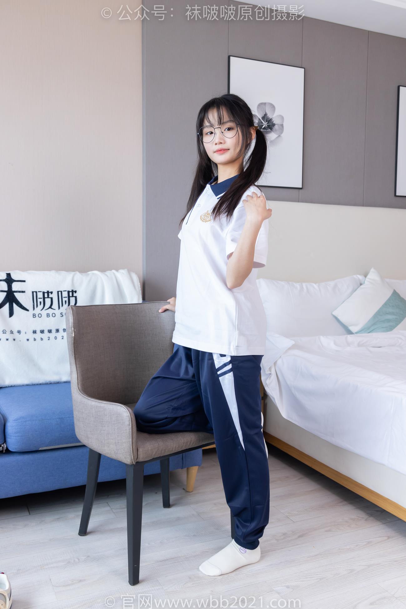 图片[39]-[BoBoSocks袜啵啵]NO.446 甜甜圈 板鞋、白棉袜、白丝、校服裤里丝[110P] – 速更版-美库